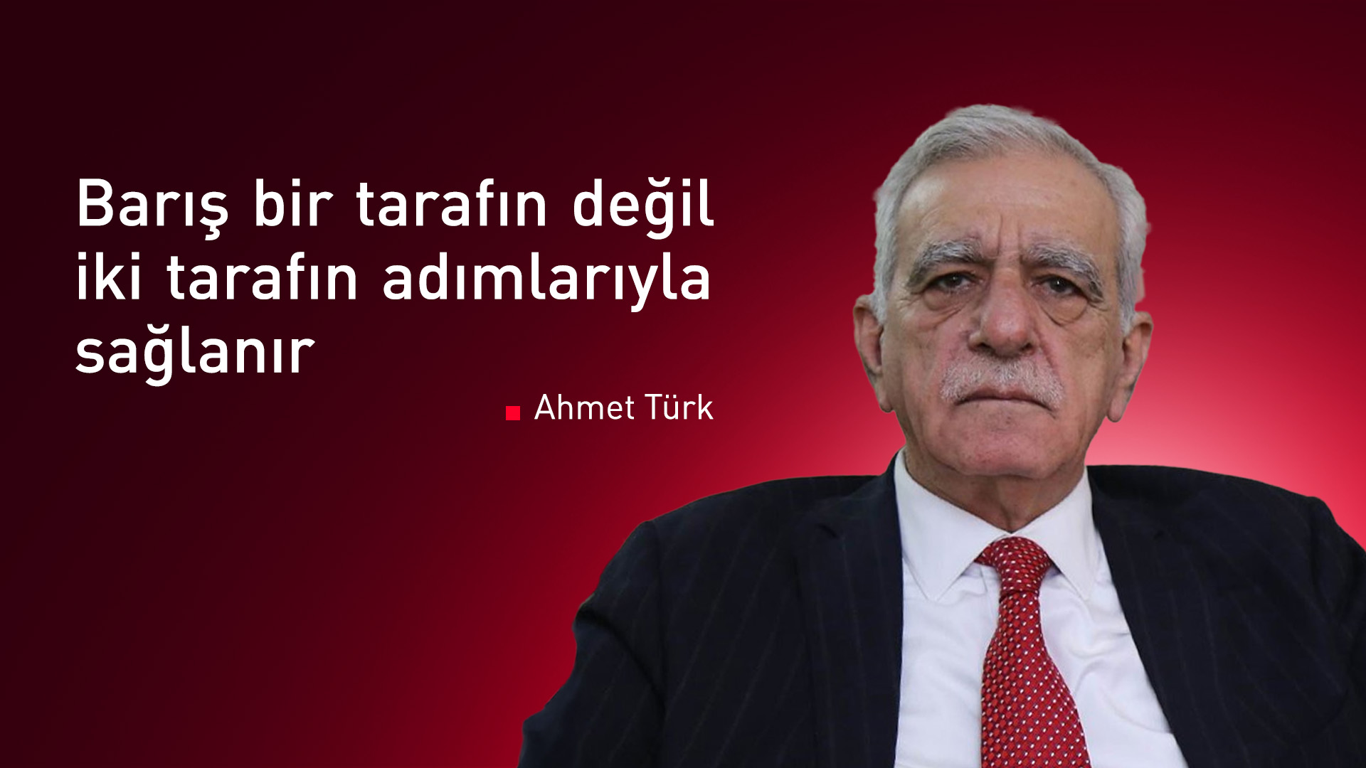Ahmet Türk: Başkan Barzani barış sürecine çok hizmet etti