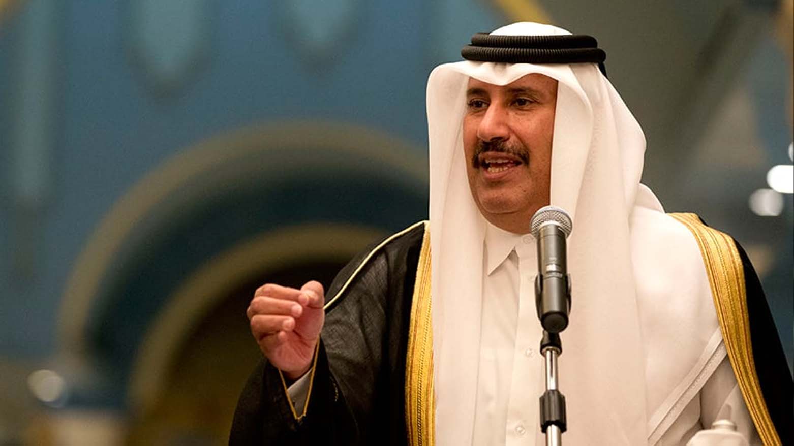 حەمەد بن جاسم ئال سانی هۆشداری له‌ دابه‌شبوونی سووریا و وڵاتانی ناوچه‌كه‌ ده‌دات