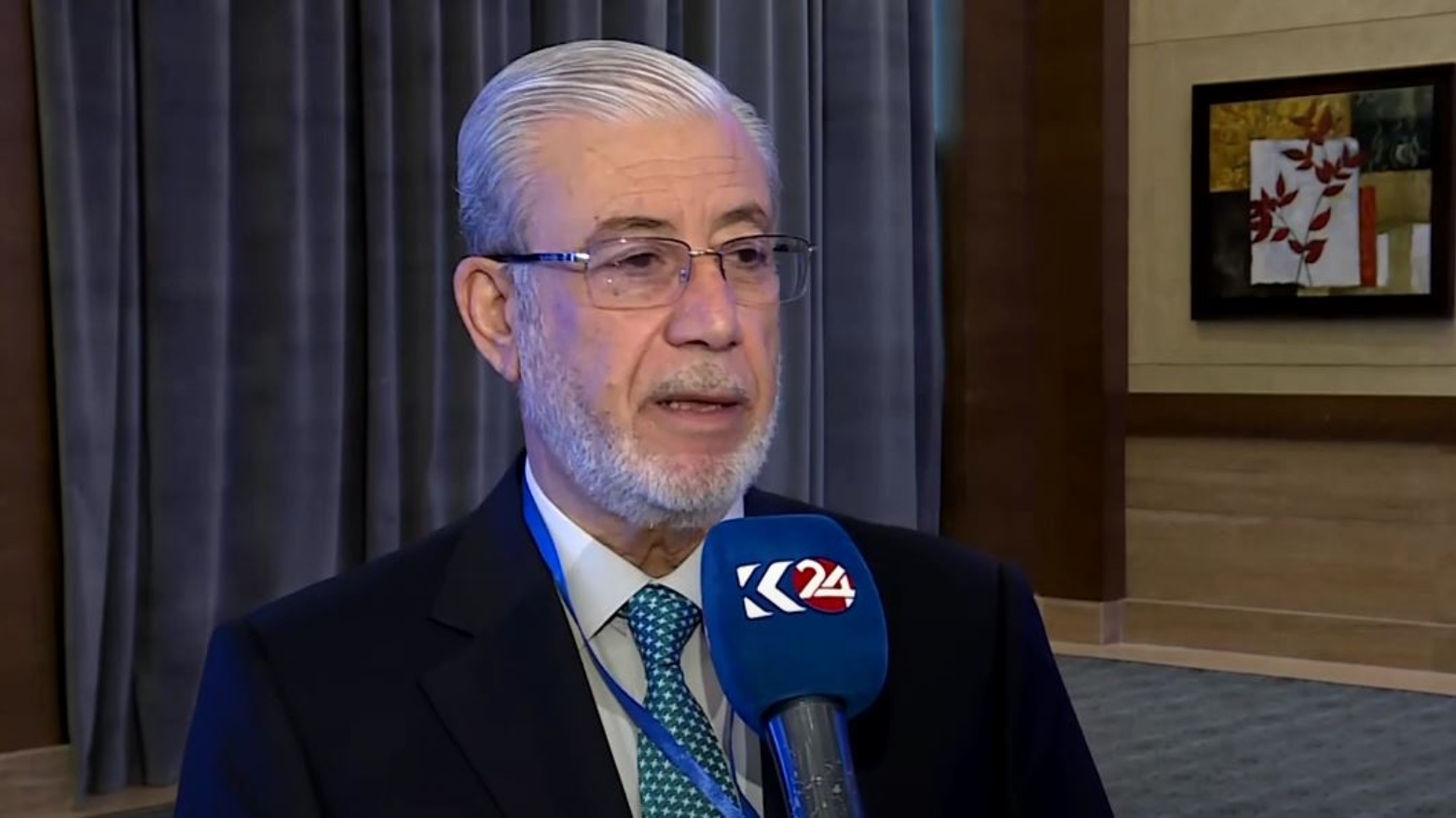 Former Iraqi Deputy Speaker Bashir Khalil Haddad. (Photo: Kurdistan24)