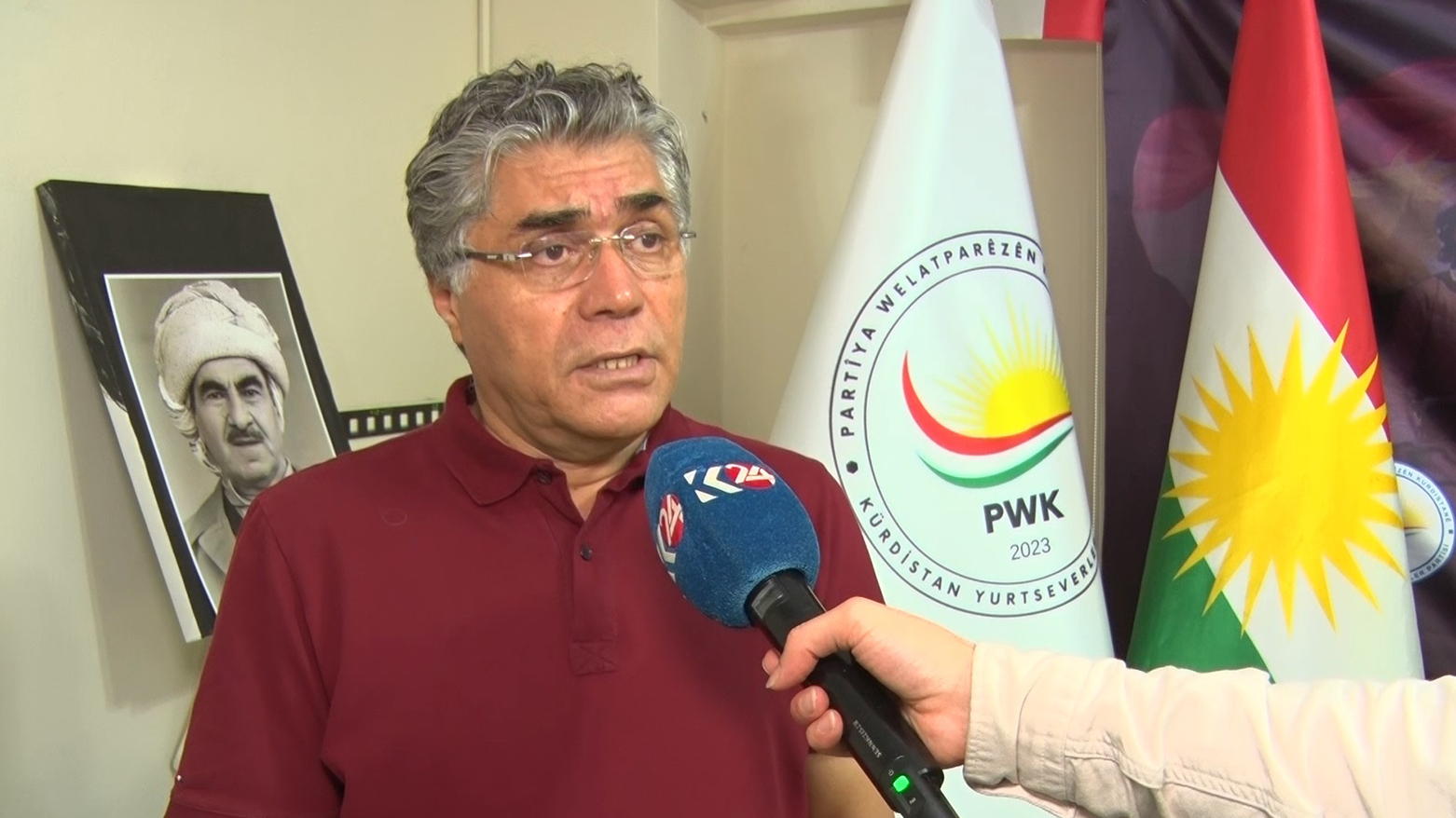 Kürdistan Yurtseverler Partisi (PWK) Genel Başkanı Mustafa Özçelik