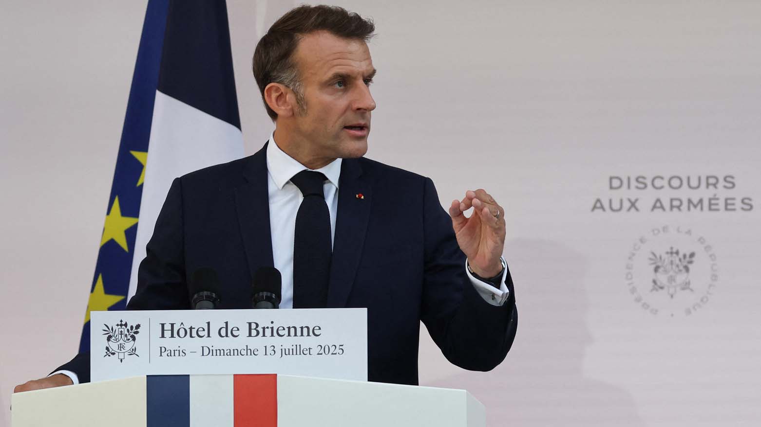 ایمانوئل مکرون، رئیس جمهور فرانسه