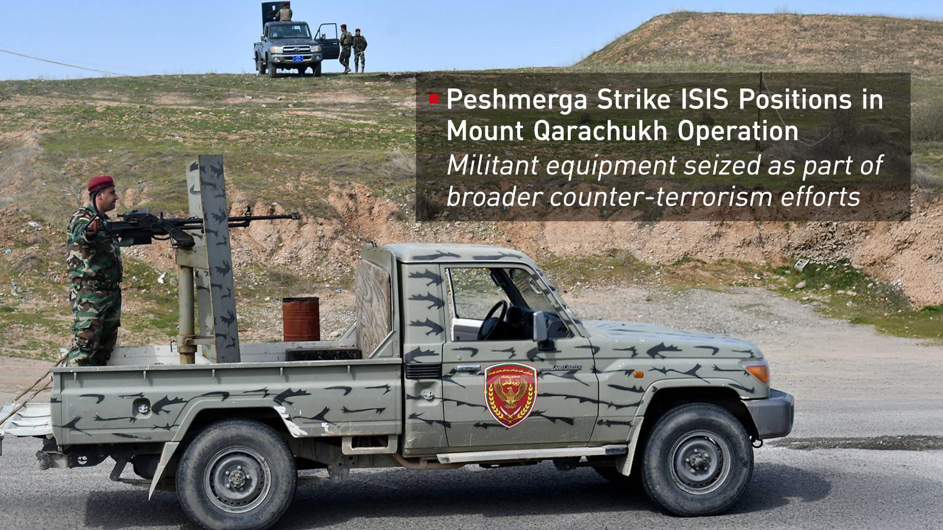 Kurdistan Region's Peshmerga forces. (Photo: AFP)