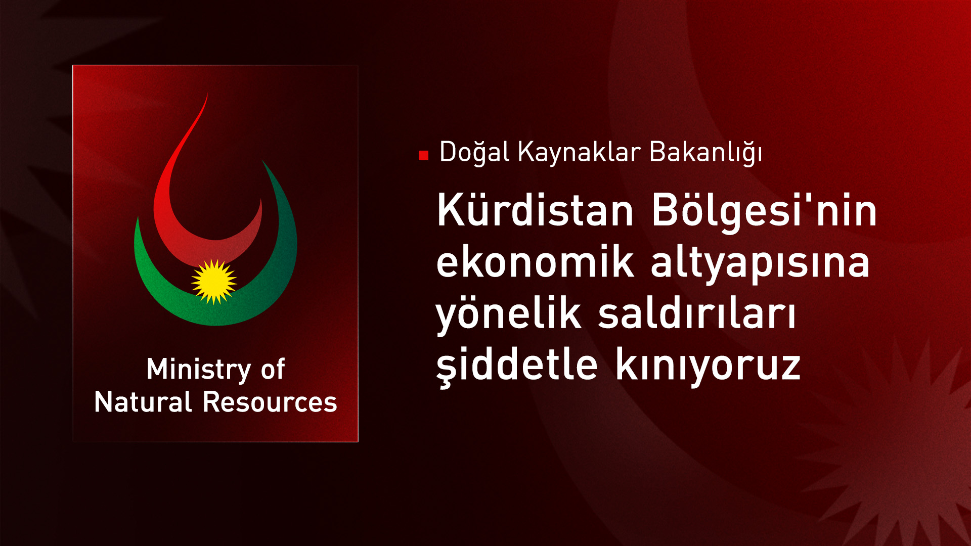 Doğal Kaynaklar Bakanlığı: Serseng petrol sahasına terör saldırısı düzenlendi