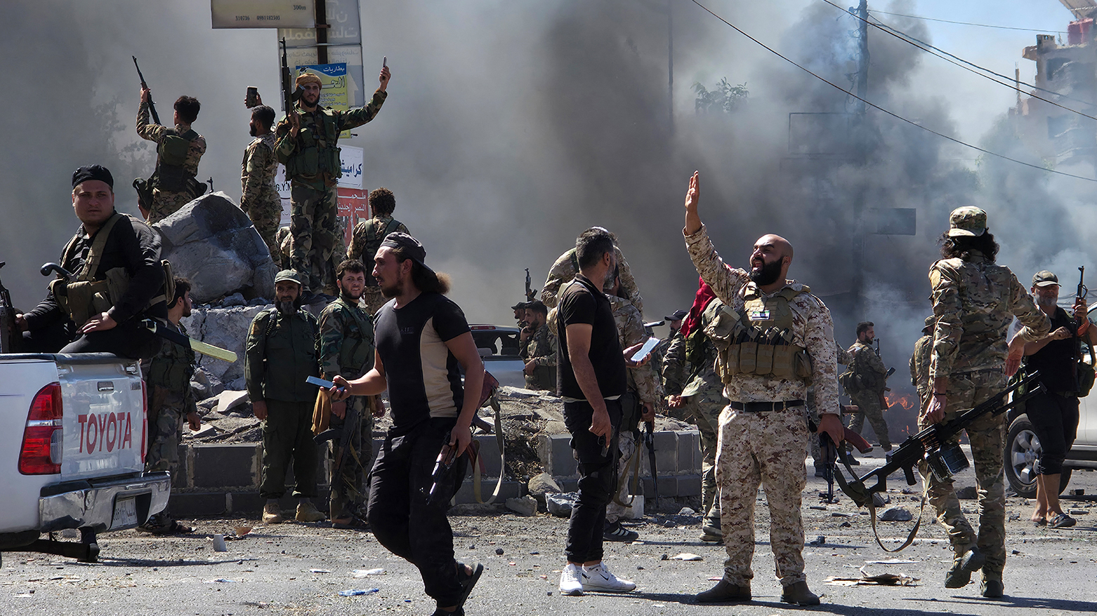 Syria's security forces enter the predominantly Druze city of Sweida on Jul. 15, 2025, (Photo: AFP)