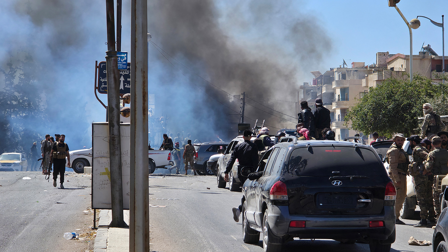 Syria's security forces enter the predominantly Druze city of Sweida on July 15, 2025. (Photo: AFP)