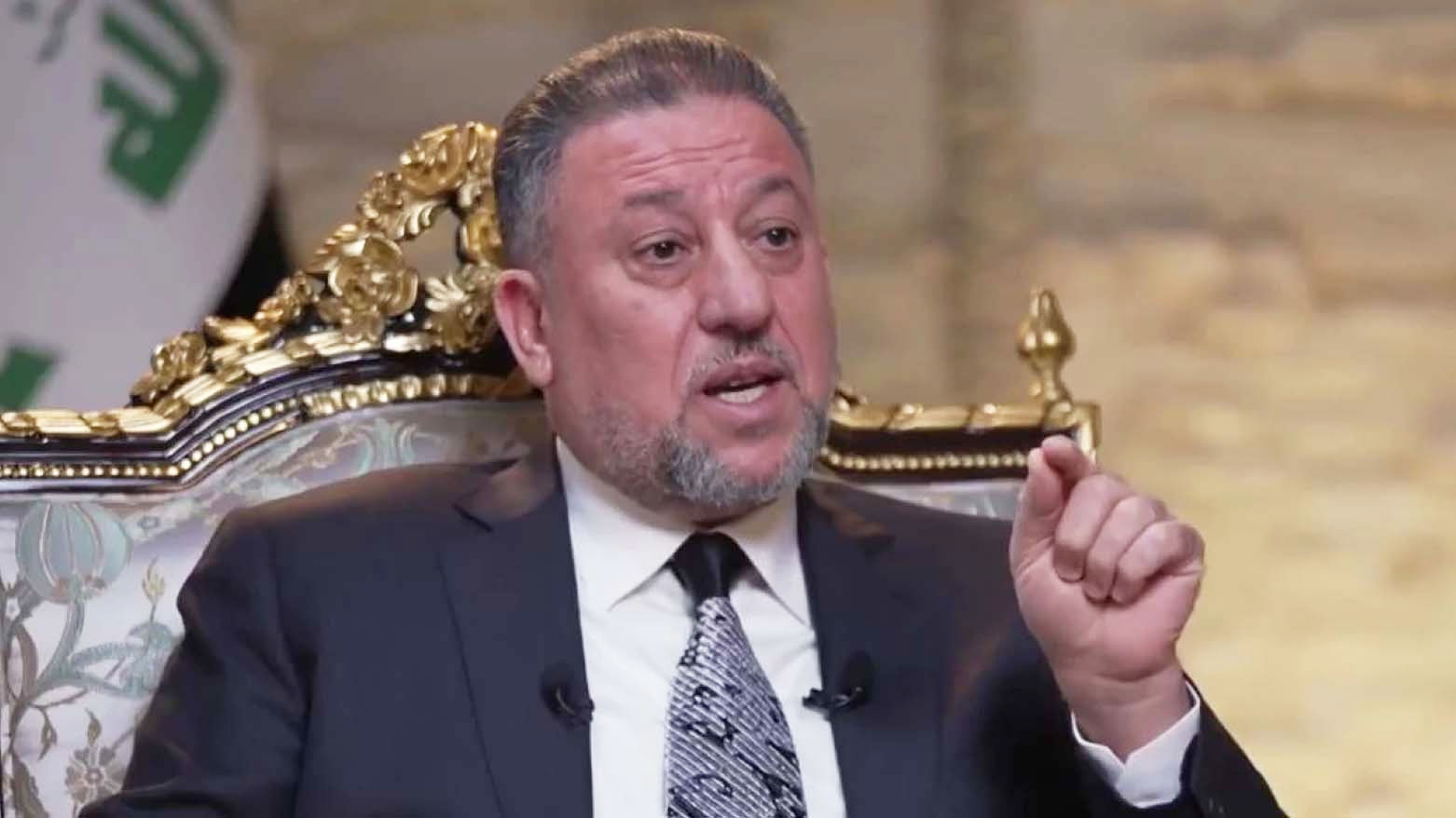 رئيس تحالف السيادة خميس الخنجر