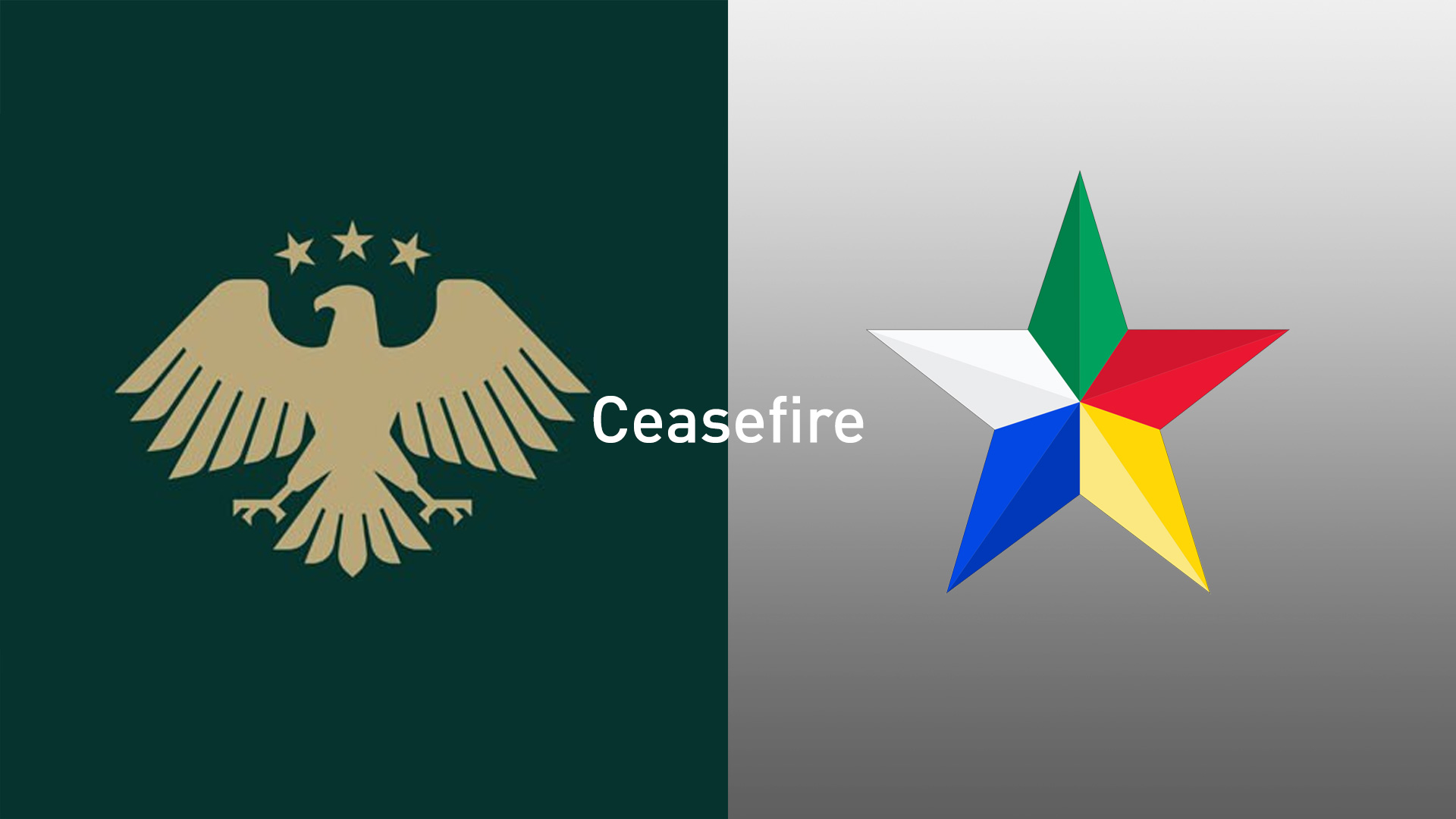 Syria's logo (L), Druze logo (R). (Graphic: Designed by Kurdistan24)