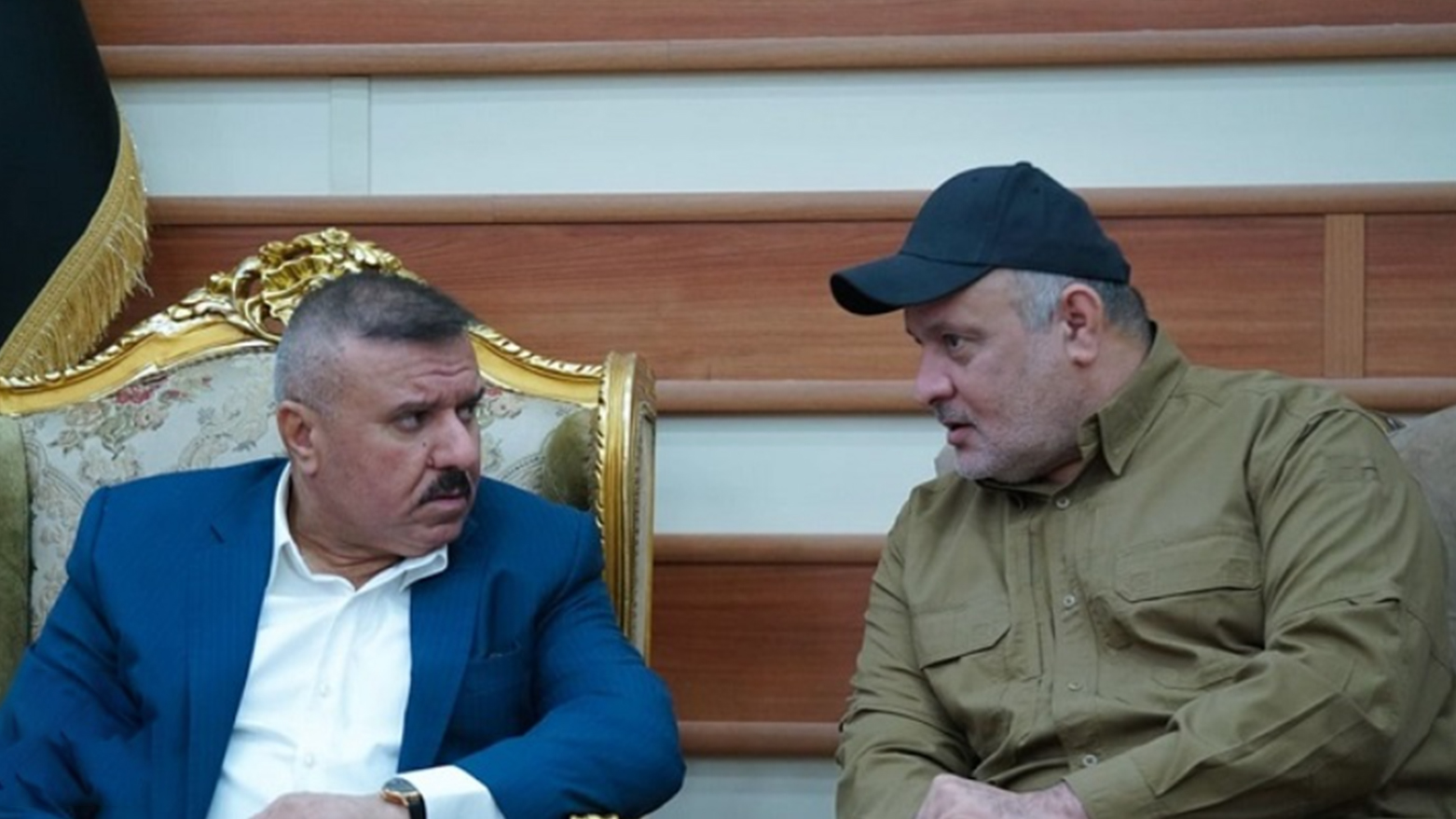 یاسر عیساوی و عەبدولئەمیر شەمەری، وەزیری ناوخۆی عێراق