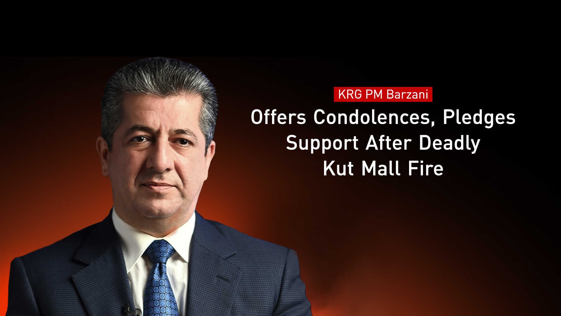 Kurdistan Region Prime Minister Masrour Barzani. (Graphics: Kurdistan24)