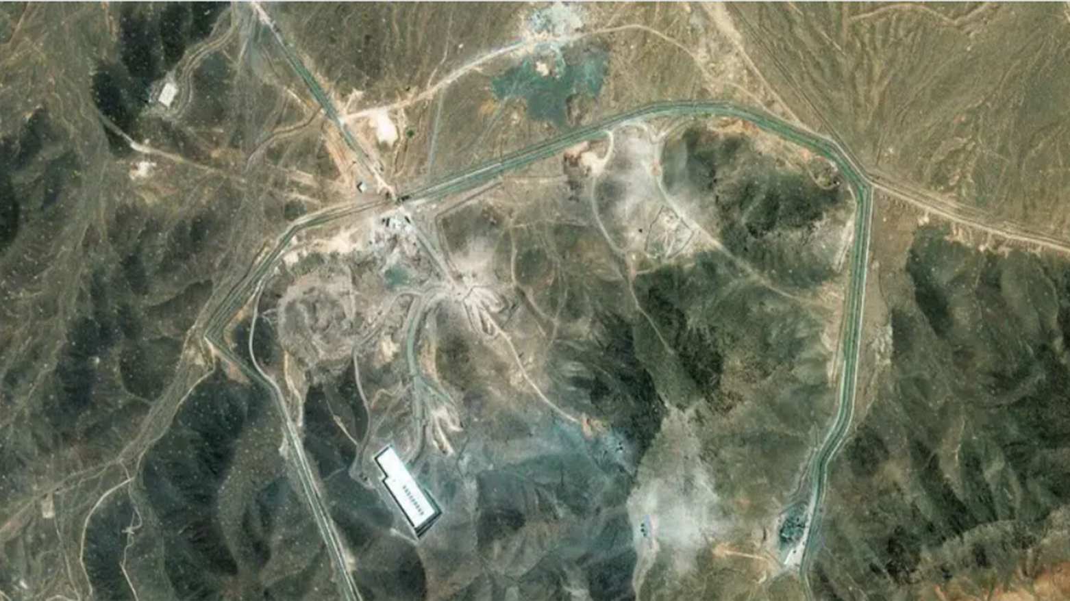 وێنەی دامەزراوەی ئەتۆمیی فۆردۆ