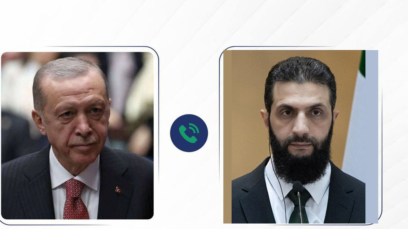 Erdoğan ile Şaraa Suriye’deki son durumu görüştü