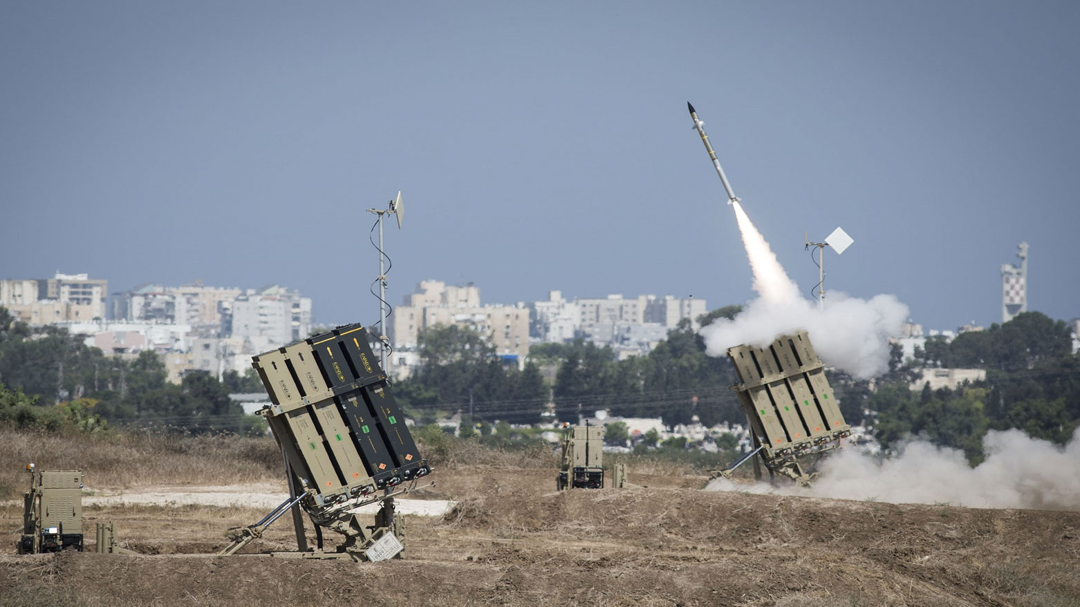 منظومة القبة الحديدية الإسرائيلية (فرانس برس)