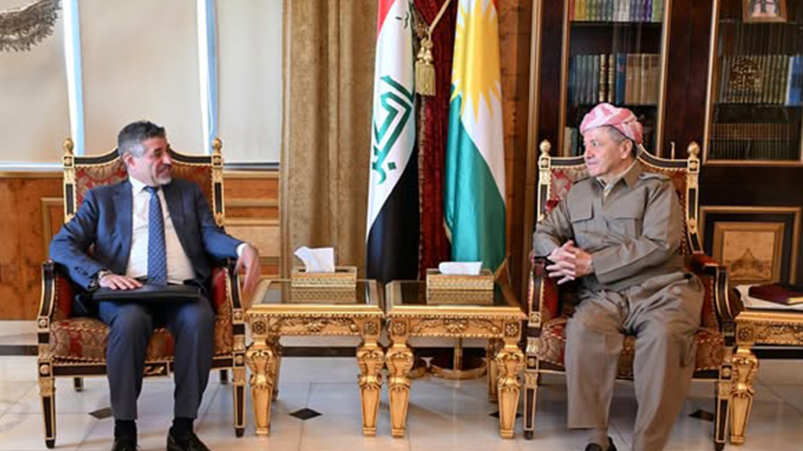 الرئيس بارزاني يستقبل القائم بأعمال السفارة الأمريكية في العراق