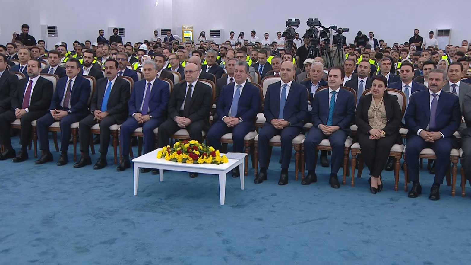 Merasîma vekirina qonaxa yekê ya projeya hawarhatinê ya gehandina avê ya bilez bo Hewlêrê dest pê kir