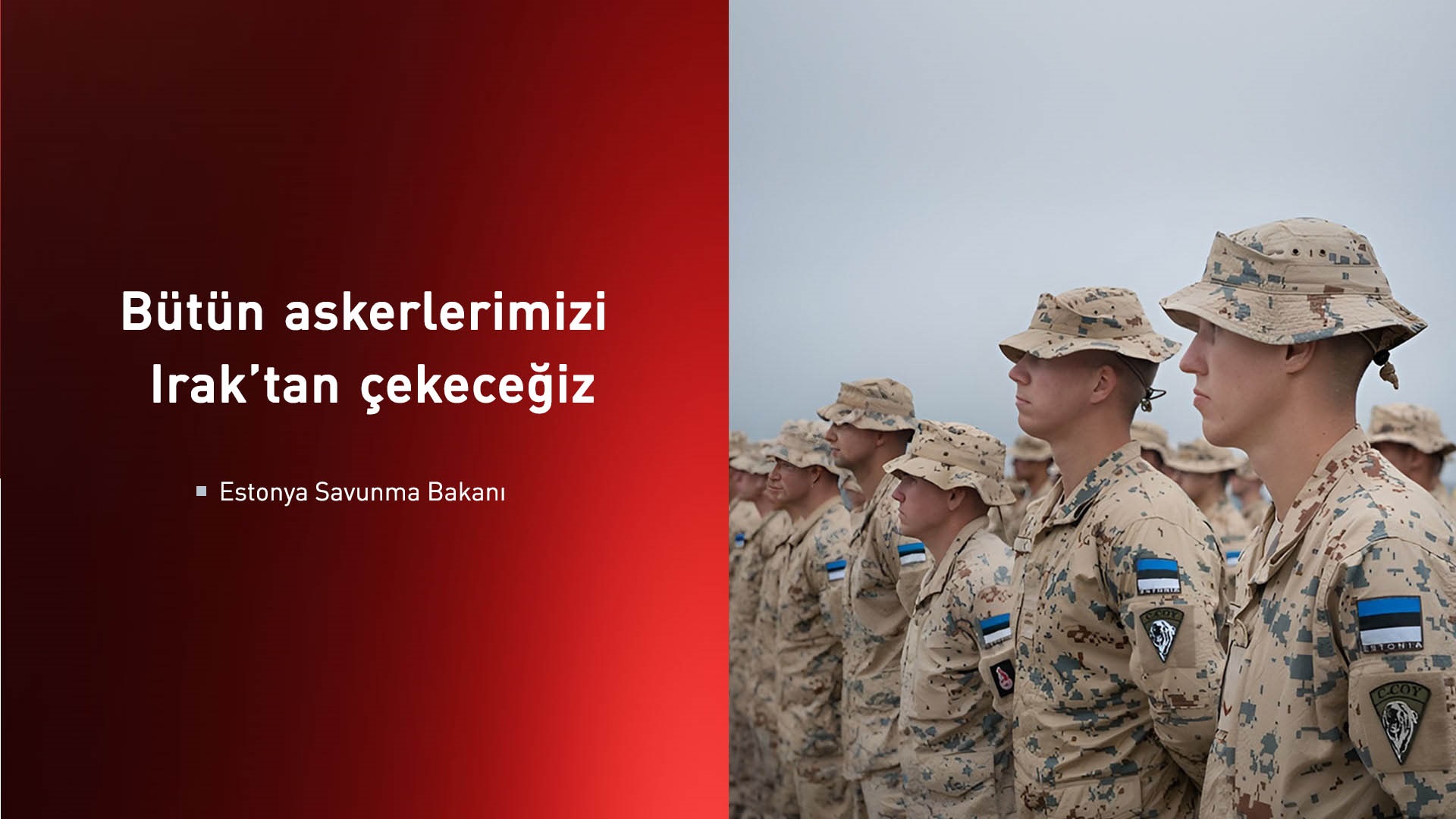 Estonya askerleri