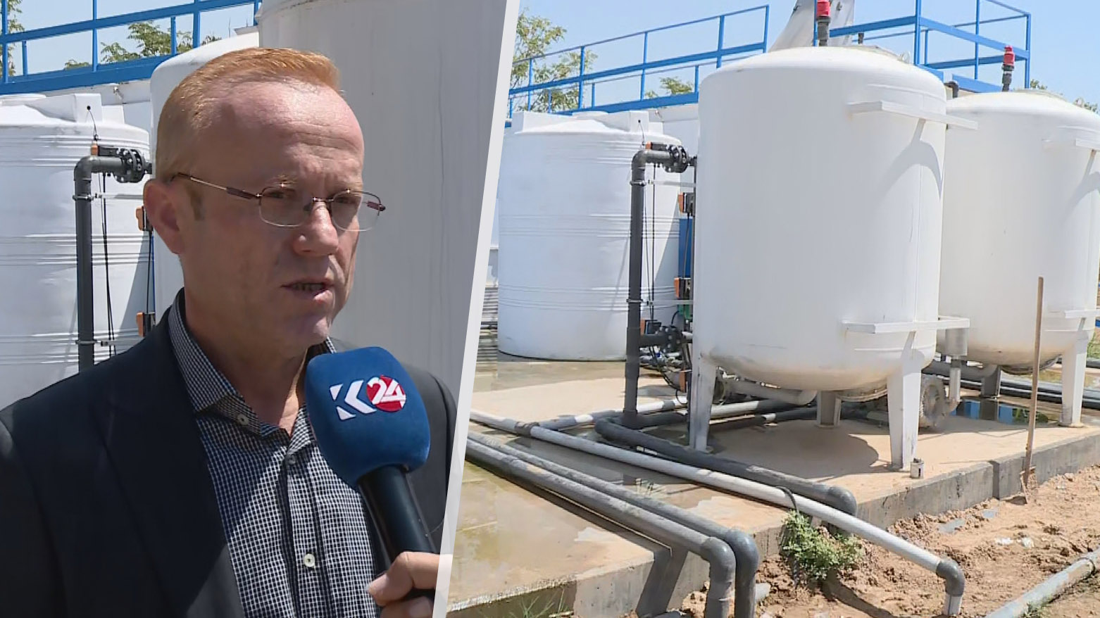 لە ڕێگەی پـڕۆژەیەکی ریسـایکلین، سەوزاییەکانی پارکی سامی عەبدولرەحمان ئاو دەدرێن