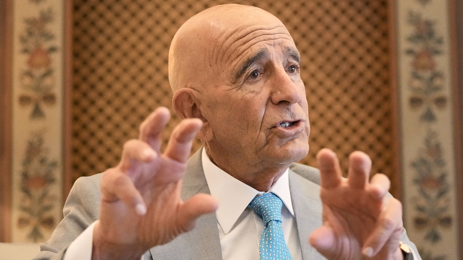 U.S. Ambassador to Turkey and Special Envoy to Syria Tom Barrack. (AP)