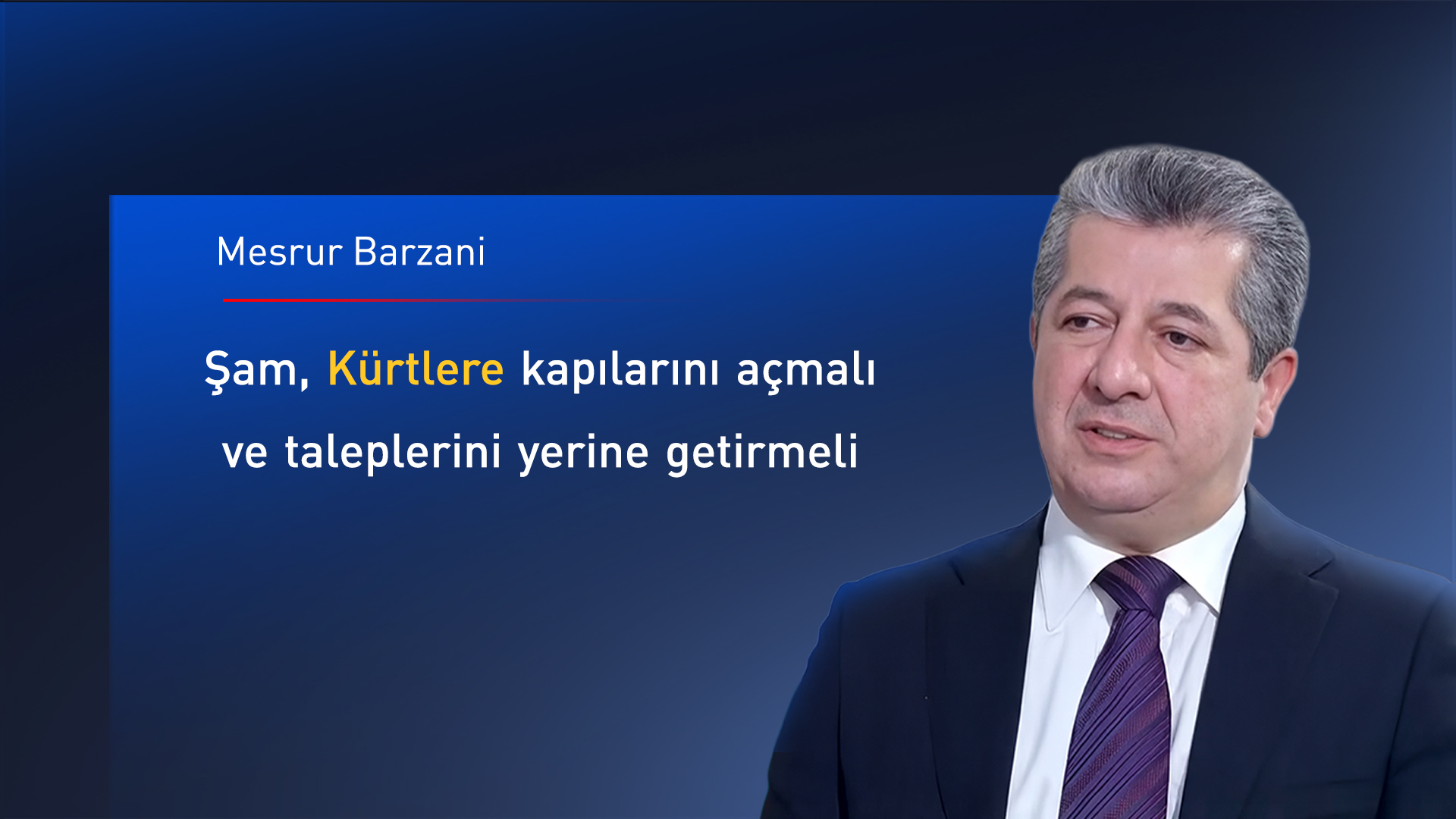 Mesrur Barzani: Bağdat ile yeni petrol  yasasını görüşmeye  hazırız
