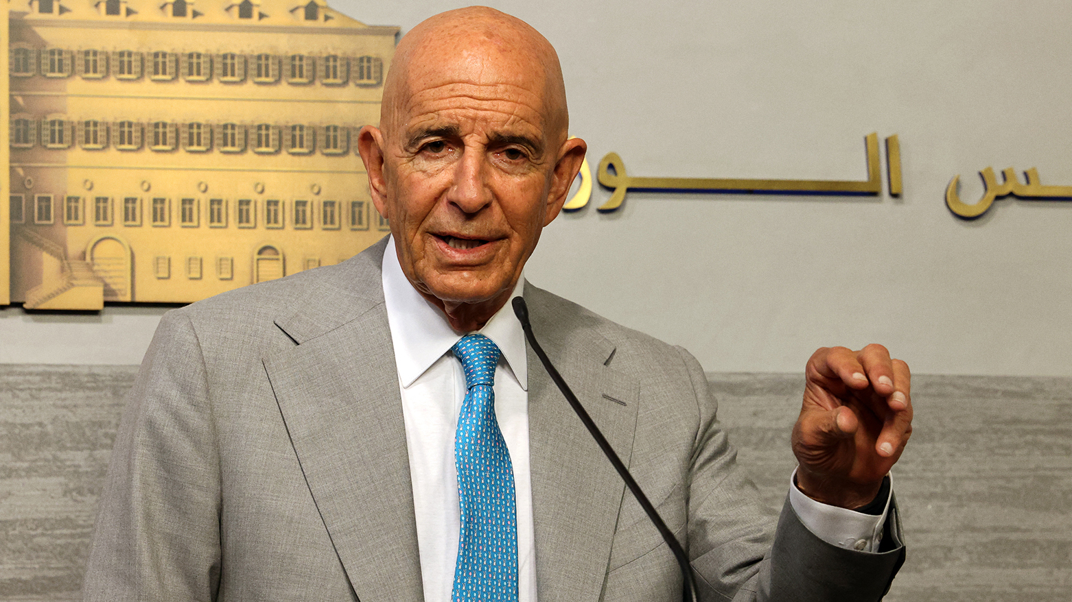 U.S. Ambassador to Türkiye and Special Envoy for Syria, Tom Barrack. (AFP)