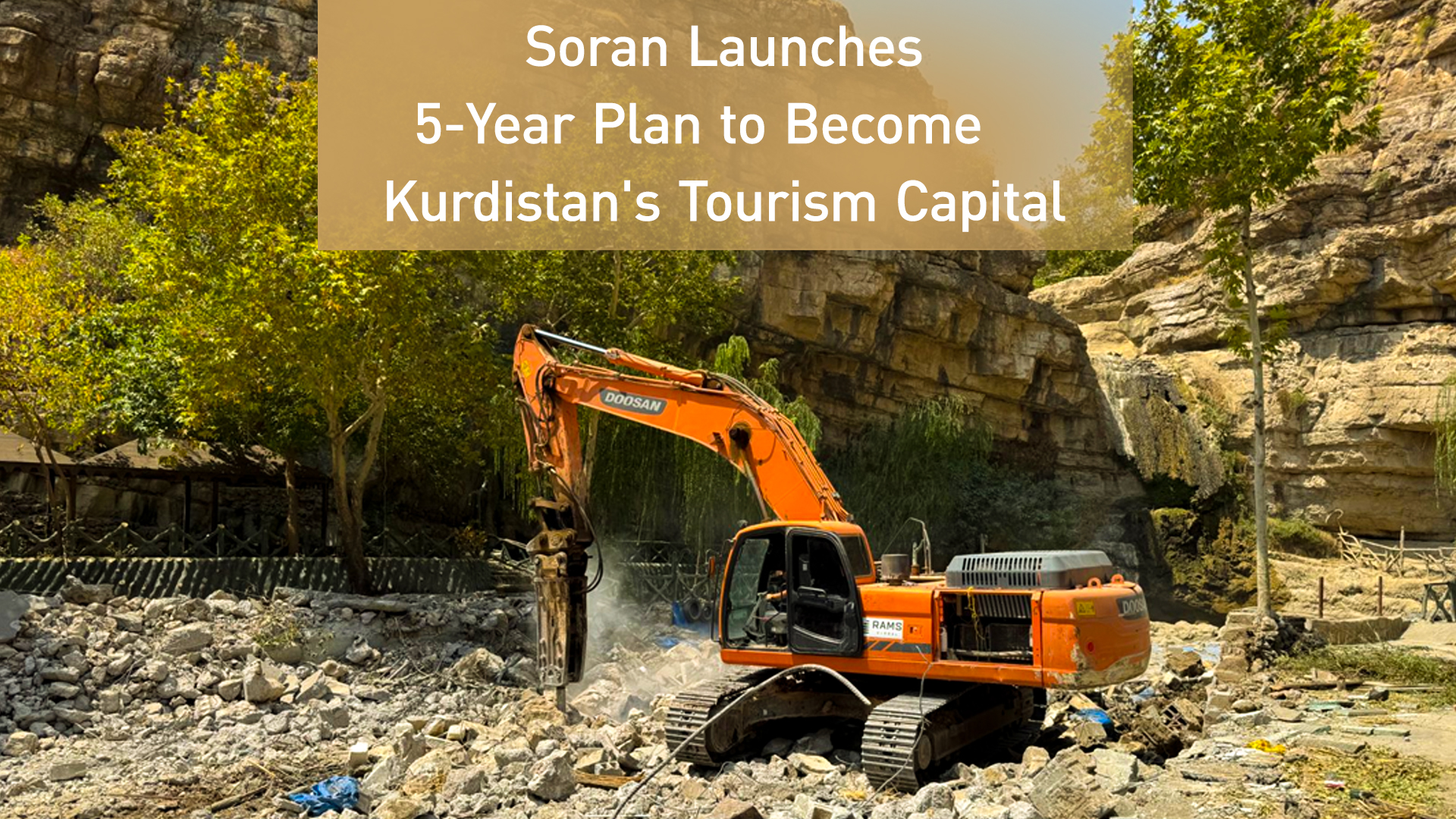 Work begins on five-year plan to make Soran "Kurdistan's Tourism Capital." (Photo: Kurdistan24)