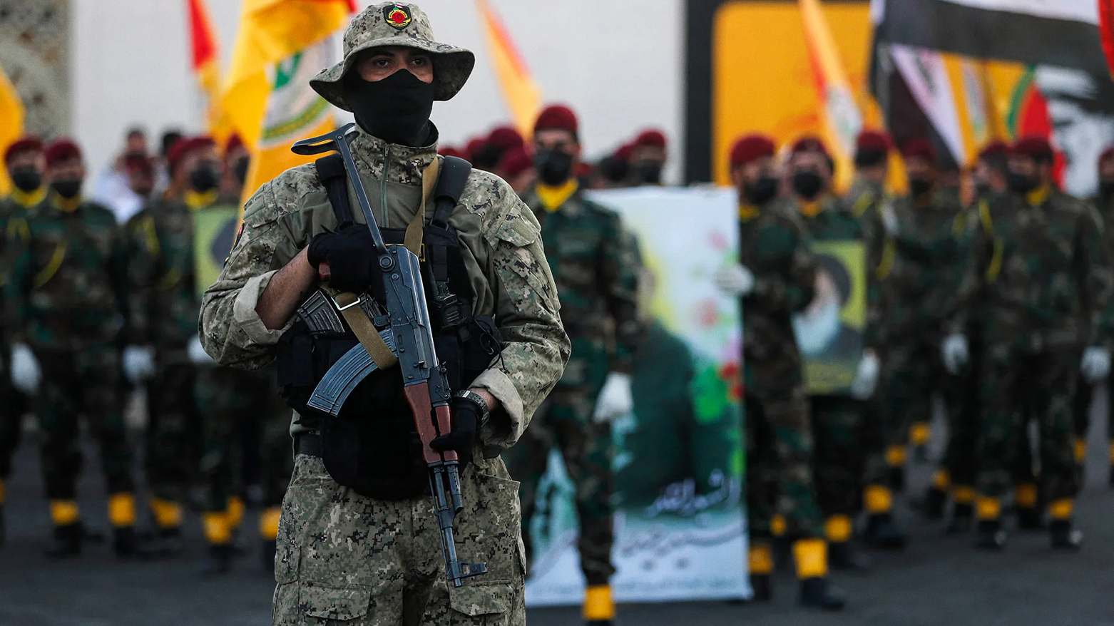 A member of Hashd al-Shaabi (PMF). (AFP)
