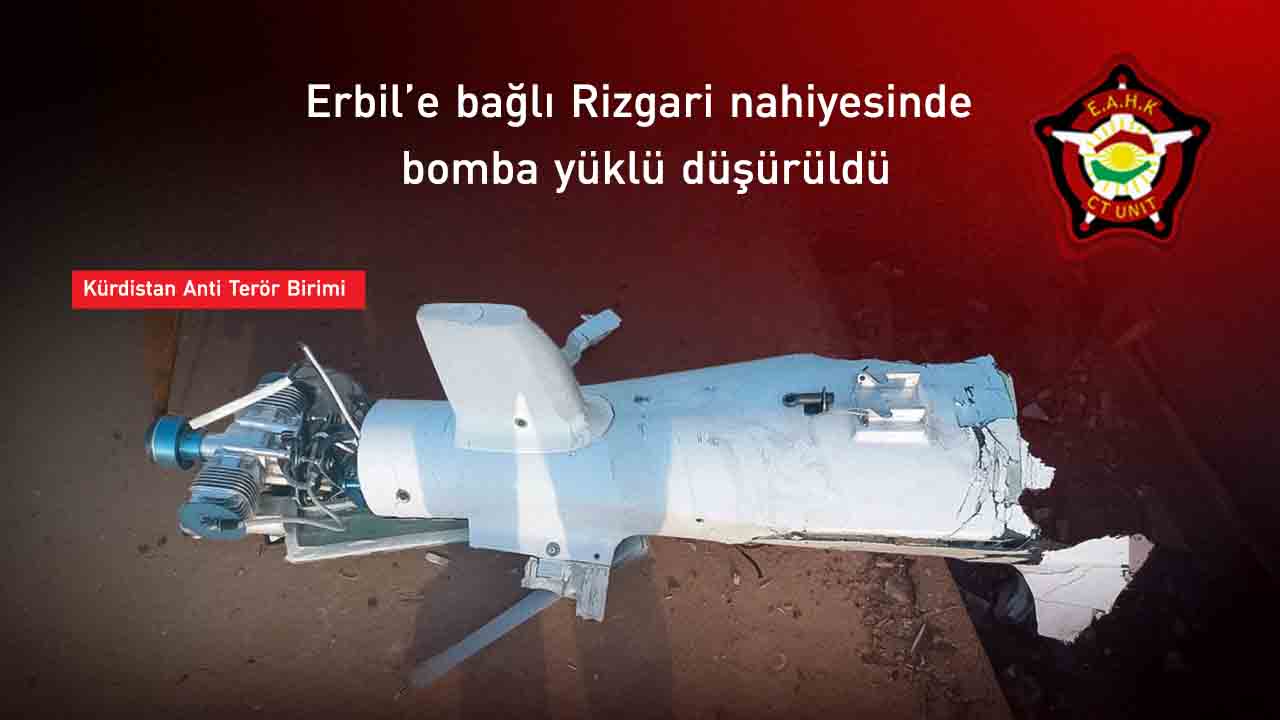 Erbil- Bomba yüklü drone düşürüldü