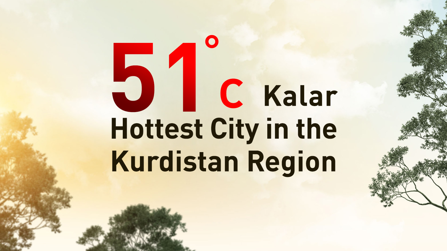 Kalar recorded the highest temperature in the Kurdistan Region. (Kurdistan24)
