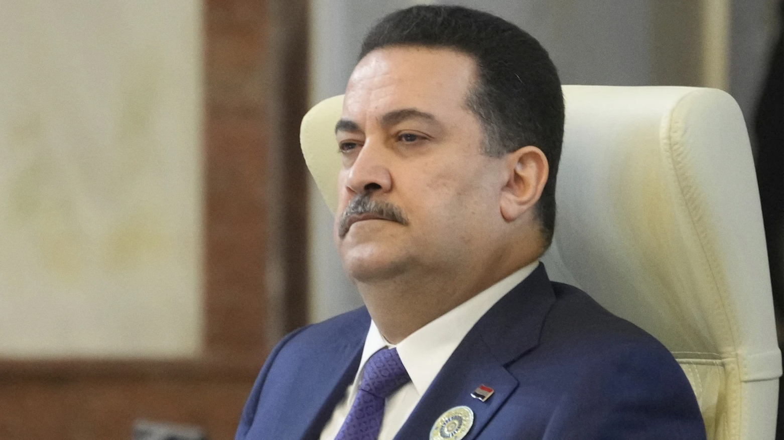Iraqi PM Mohammed Shia al-Sudani. (AP)
