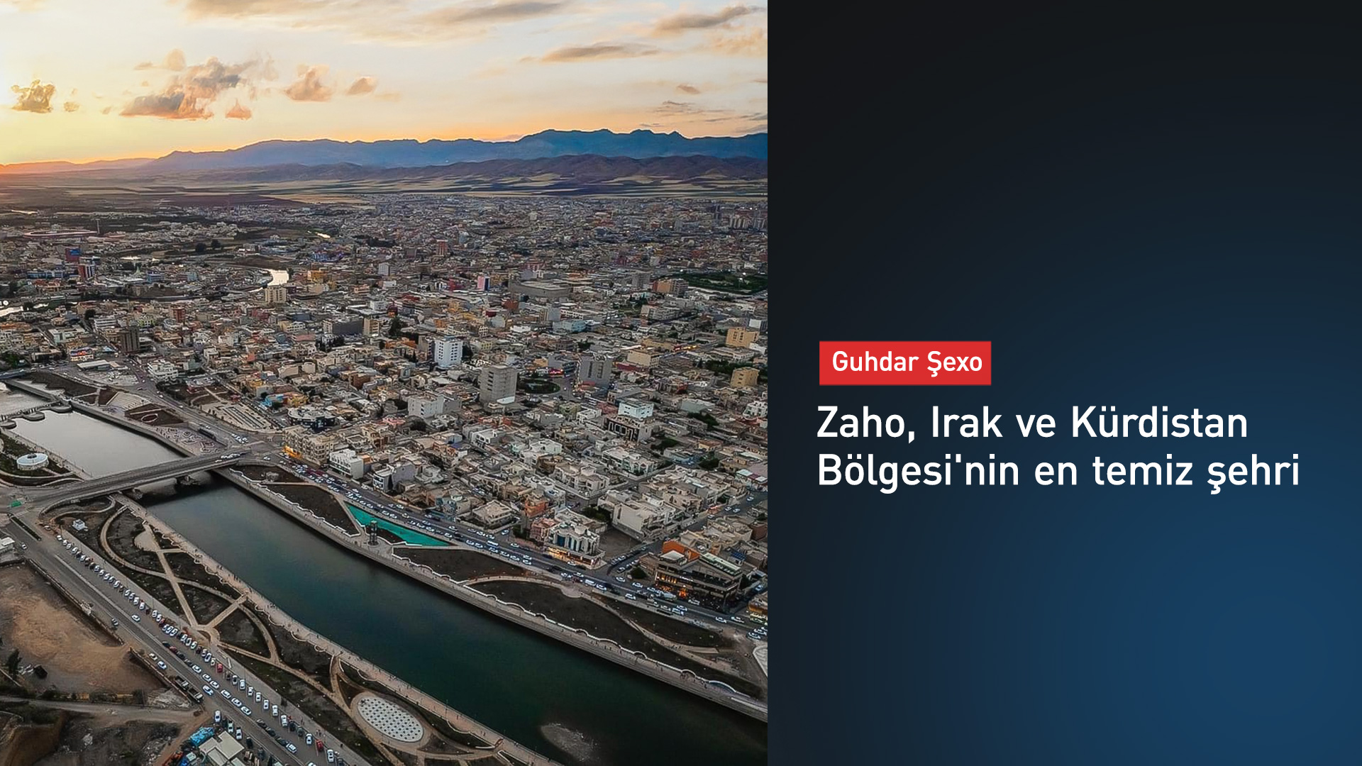 Guhdar Şexo: Irak ve Kürdistan Bölgesi'nin en büyük parkı Zaho'da inşa edilecek