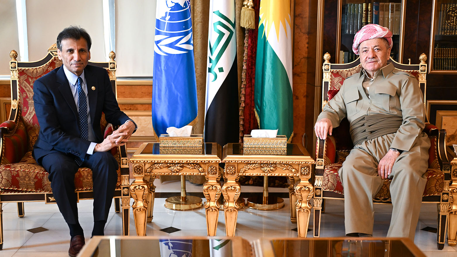 Başkan Barzani ve Muhammed Hassan, Erbil ile Bağdat arasındaki sorunları görüştü