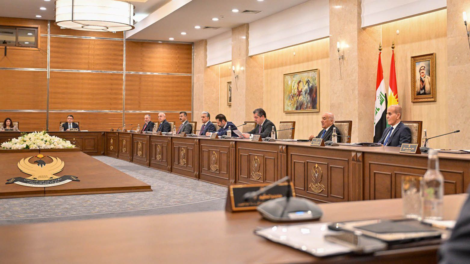 The meeting of the KRG Council of Ministers, July 30, 2025. (Photo: KRG)
