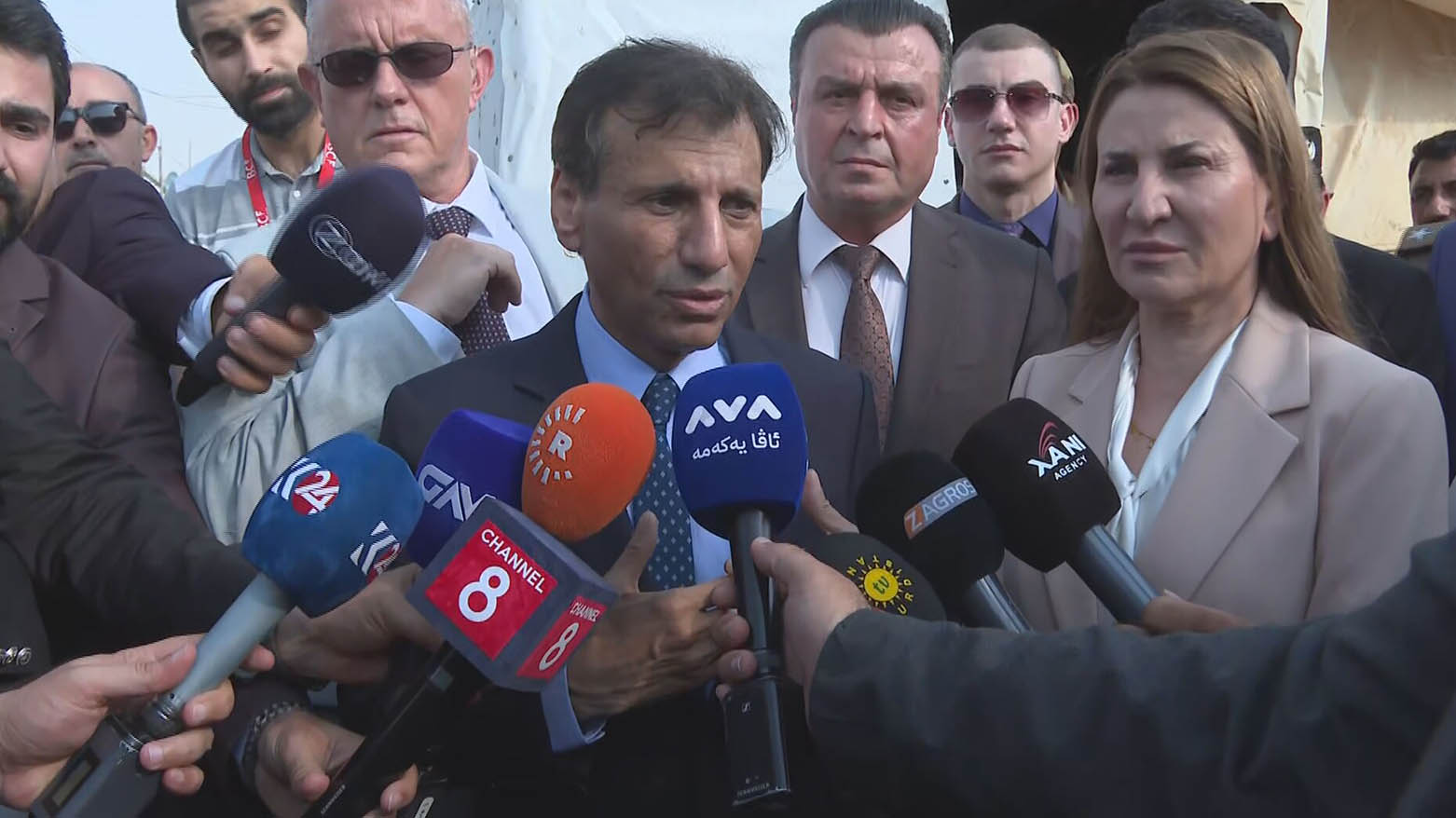 Mohamed al-Hassan, the Special Representative of the UN Secretary-General for Iraq and head of the UNAMI, speaking at the presser, July 30, 2025. (Photo: Kurdistan24)