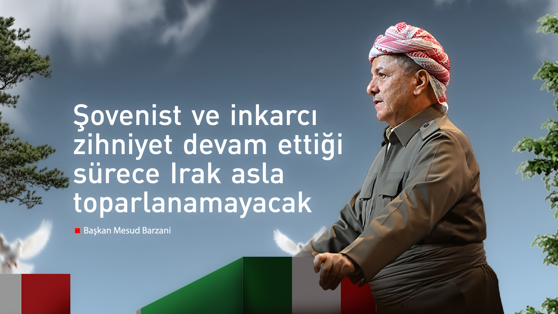 Başkan Barzani, Barzani Enfali'nin 42. yılında şehitleri yad etti