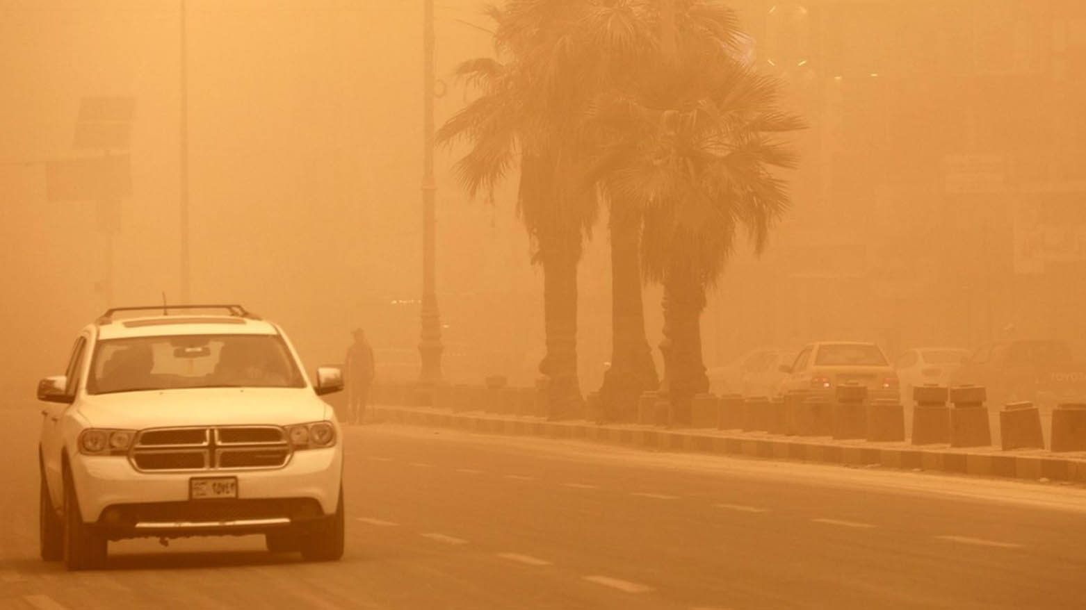 Dust storm in Baghdad. (Photo: Submitted to Kurdistan24)