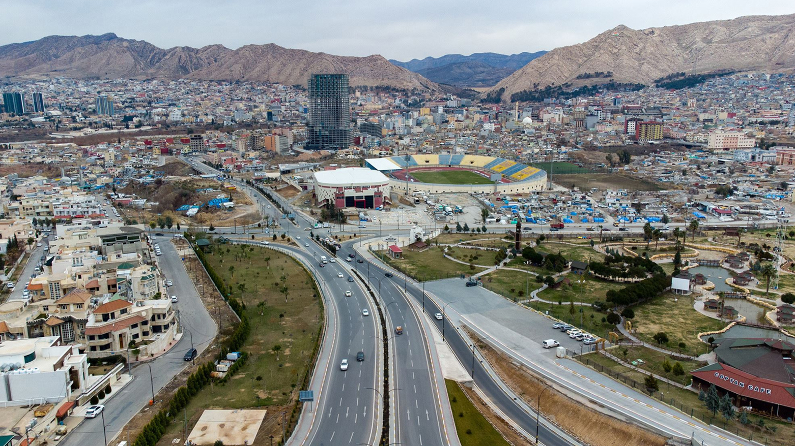 An aerial view of Duhok city. (Photo: Kurdistan24)