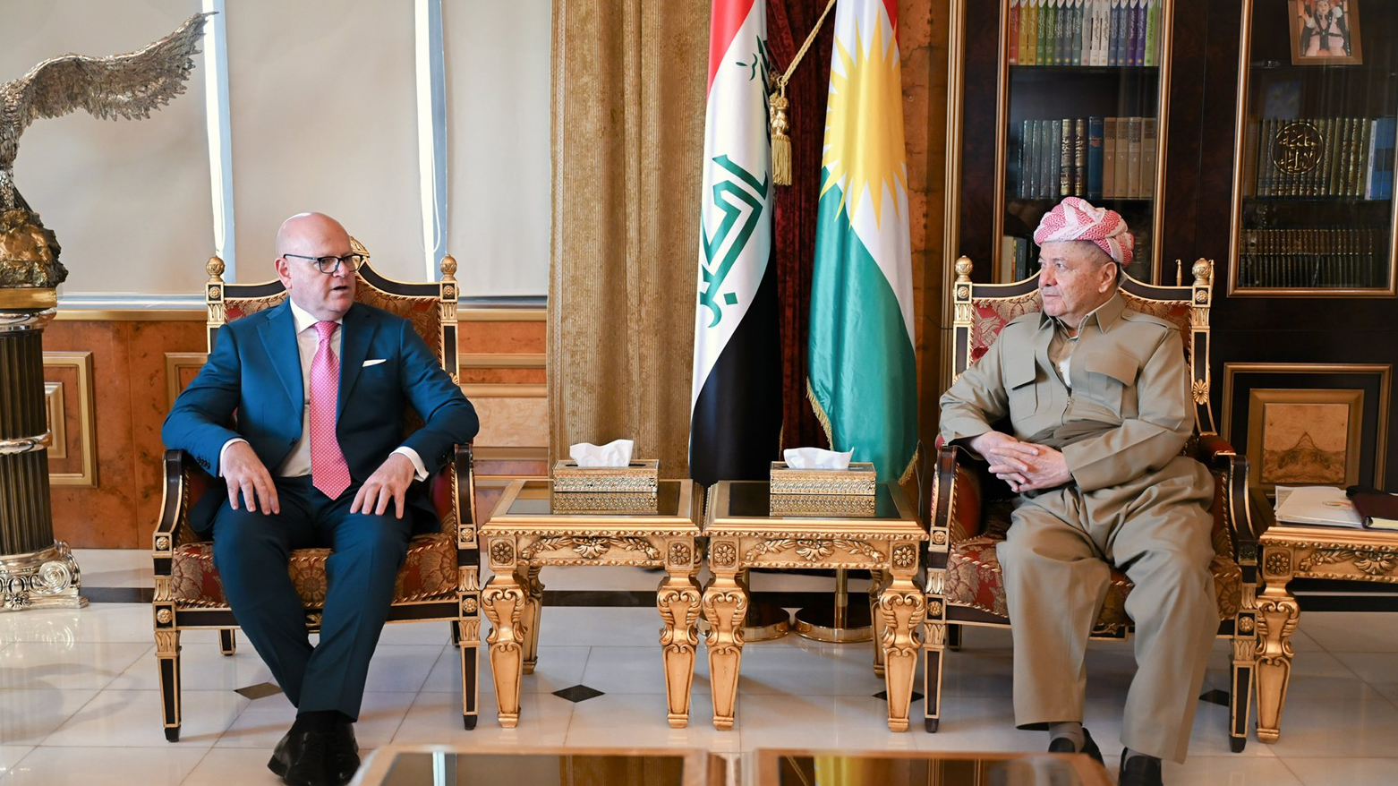 Başkan Barzani ile İtalya'nın Erbil Başkonsolosundan ilişkilerin geliştirilmesine vurgu