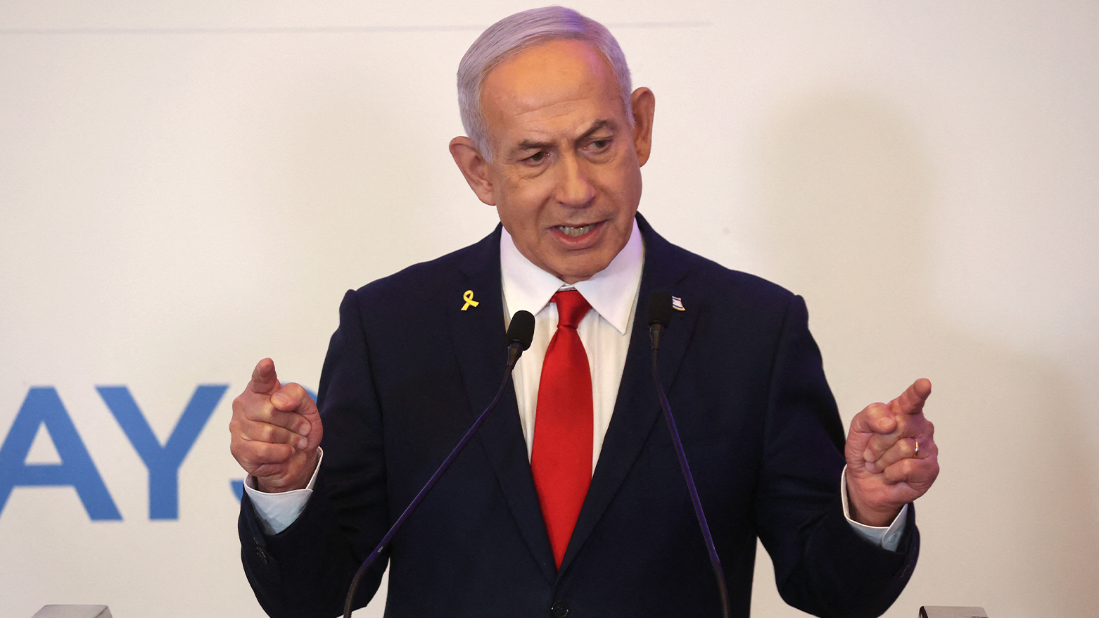 Israel's Prime Minister Benjamin Netanyahu speaks during an event at the Waldorf Astoria Hotel in Jerusalem on July 27, 2025. (Photo: AFP)