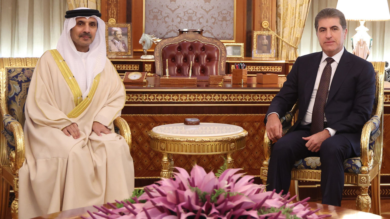 رئيس إقليم كوردستان يستقبل سفير البحرين لدى العراق