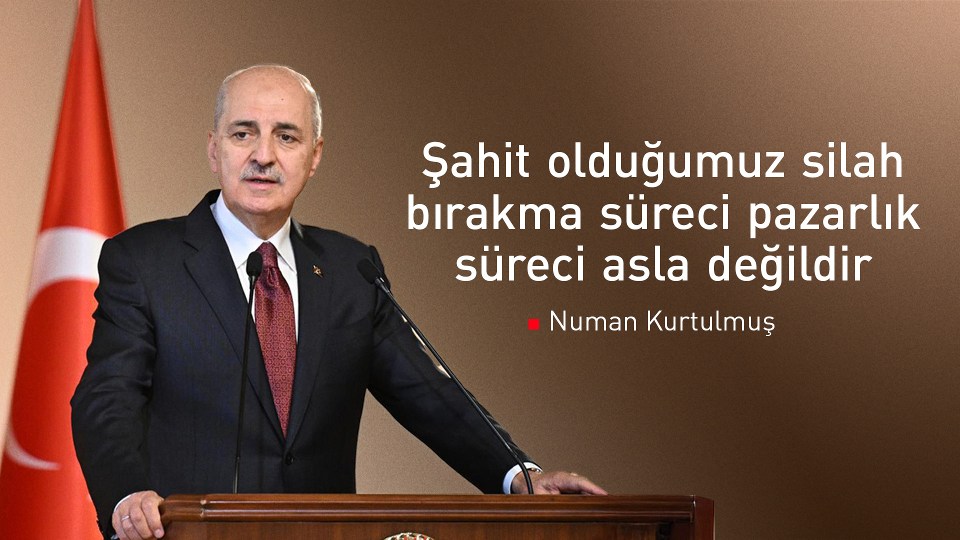 Numan Kurtulmuş: Tarihi bir dönüm noktasındayız