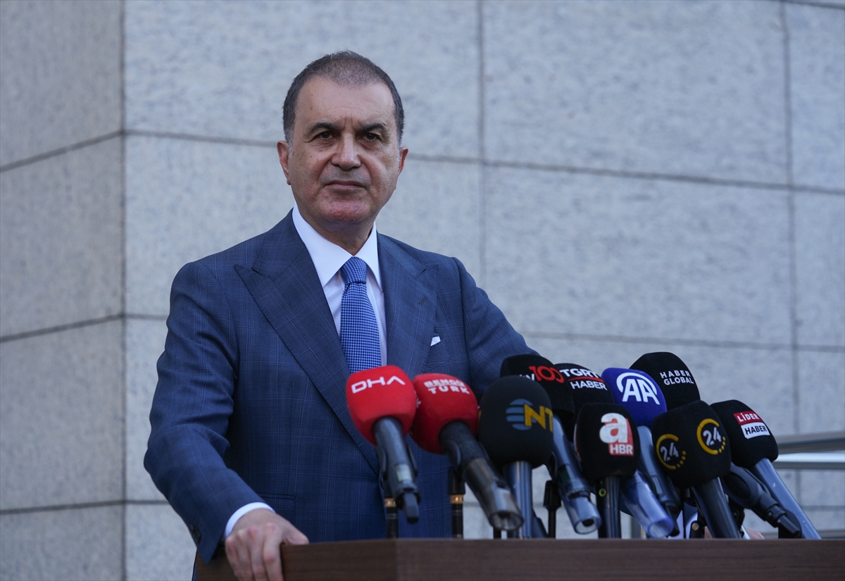 AK Parti Sözcüsü Ömer Çelik (FOTO-AA)