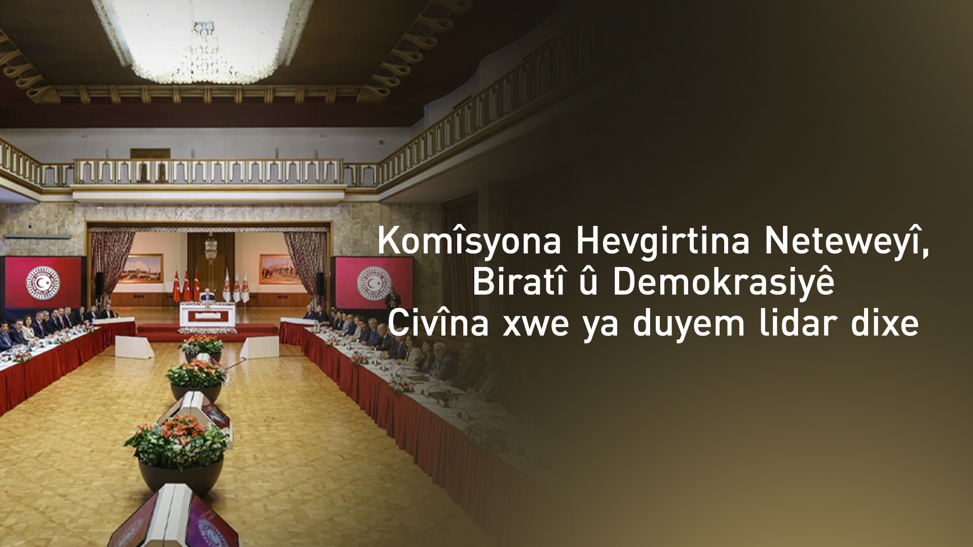 Di navbera "çekdanînê" û "çareseriya demokratîk" de, Komîsyona Aştiyê dicive