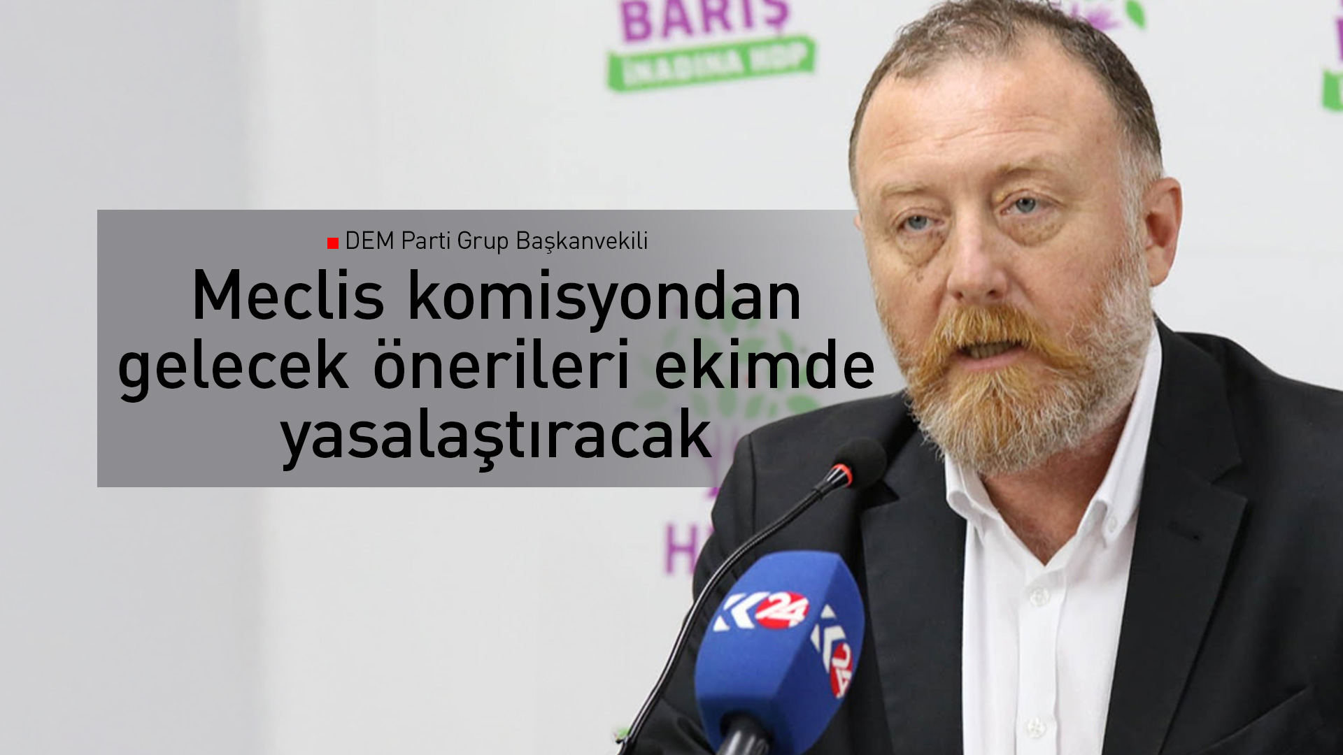 Sezai Temelli: Komisyon bir an önce meseleyi Öcalan'dan dinlemeli