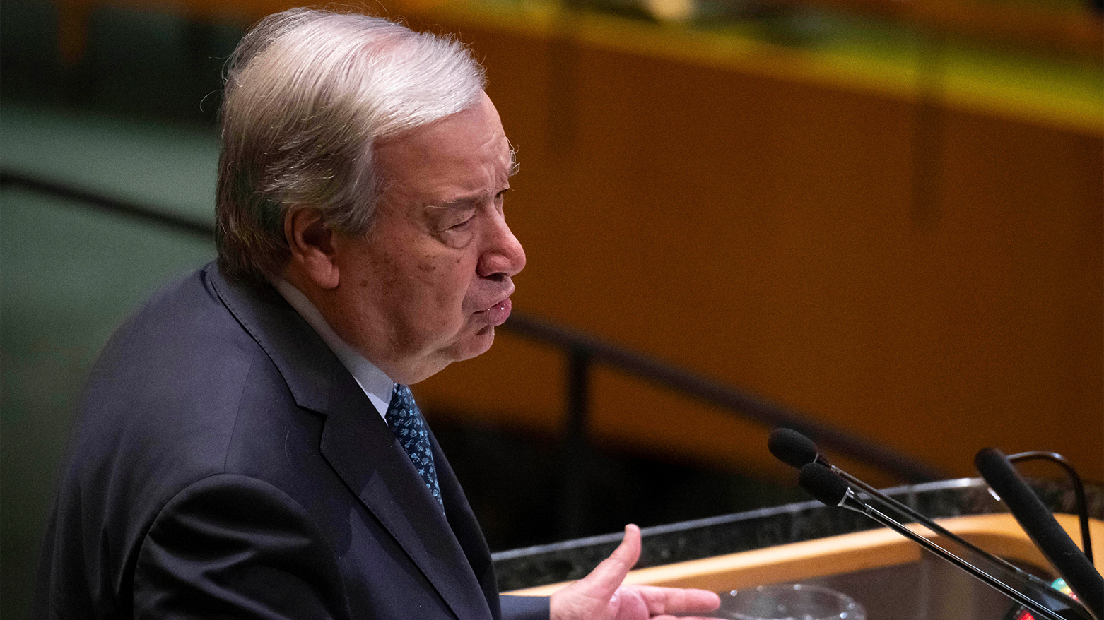 United Nations Secretary General Antonio Guterres. (AP)