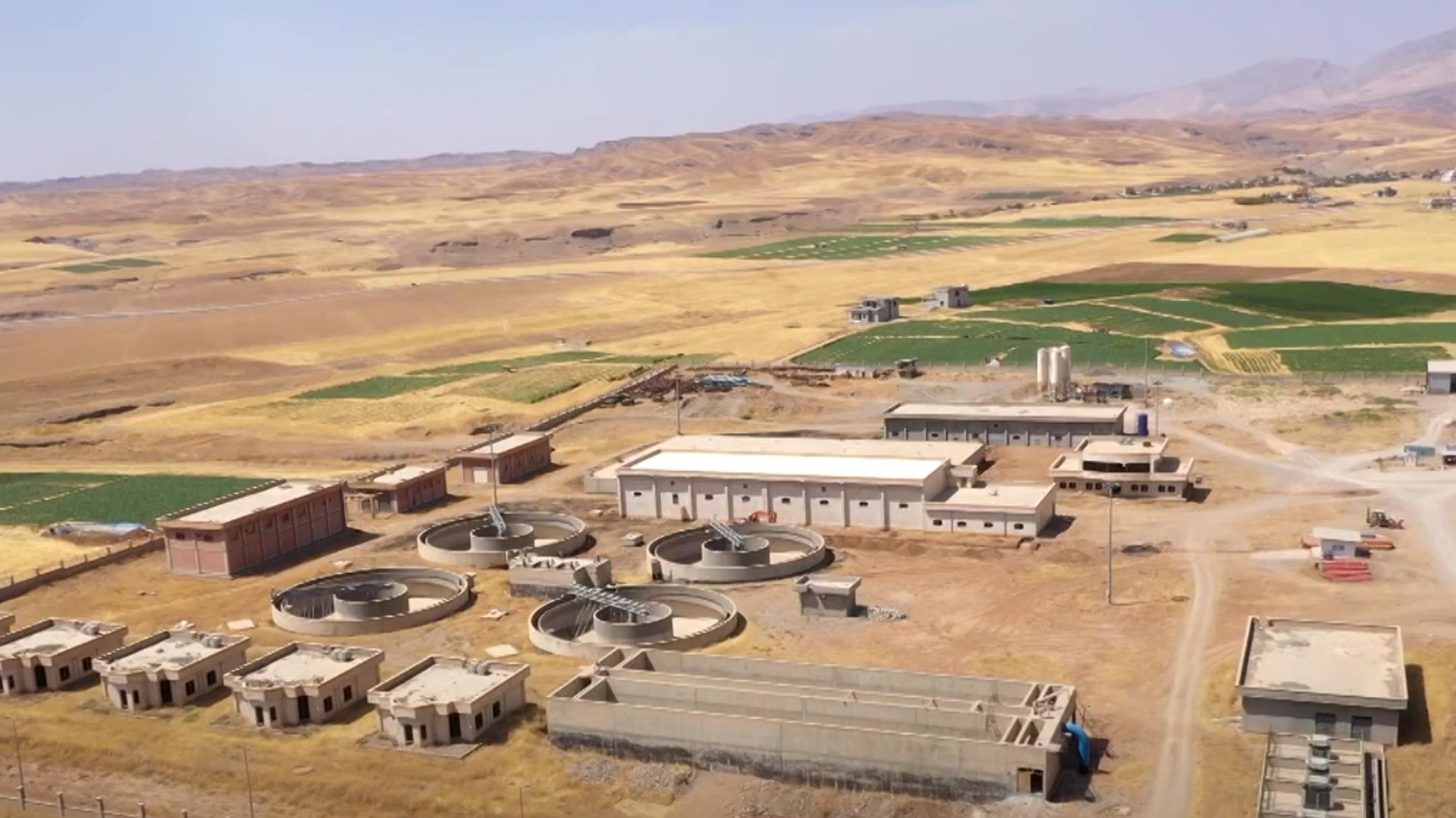 The site of Akre water project. (Photo: Kurdistan24)