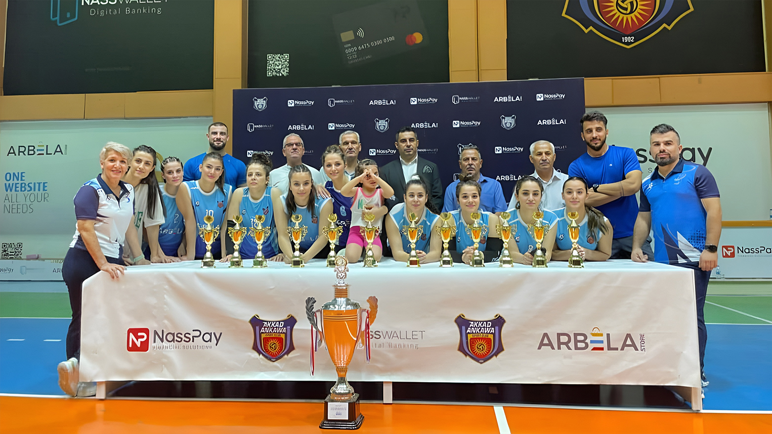 Akad Ankawa sports club one of the leading Women's Volleyball Team in the Kurdistan Region. (Akad Ankawa's Facebook)