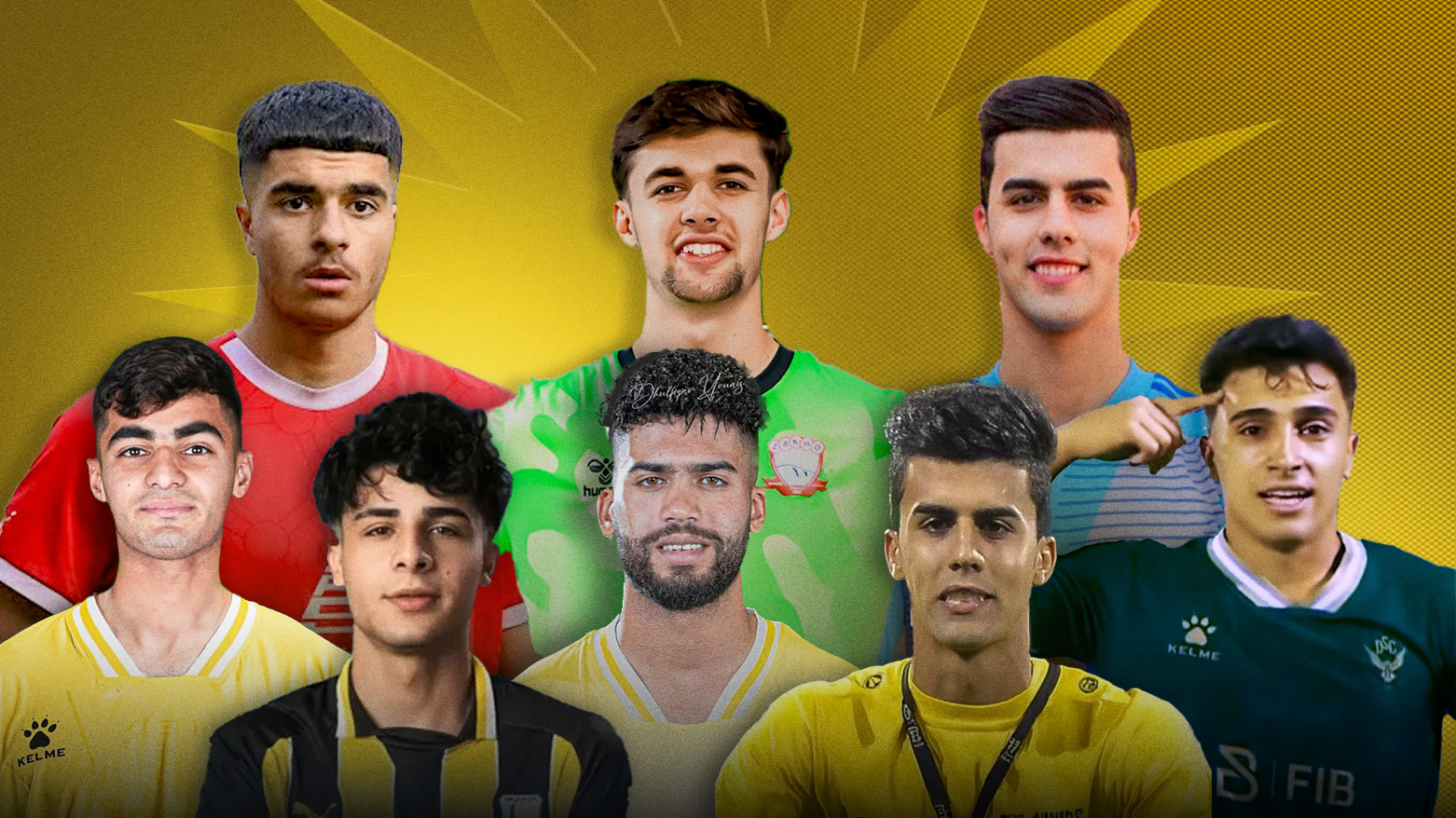 The photo shows young Kurdish and other Kurdistan Region club players called up to the Iraqi Olympic football team. (Photo: Kurdistan24)