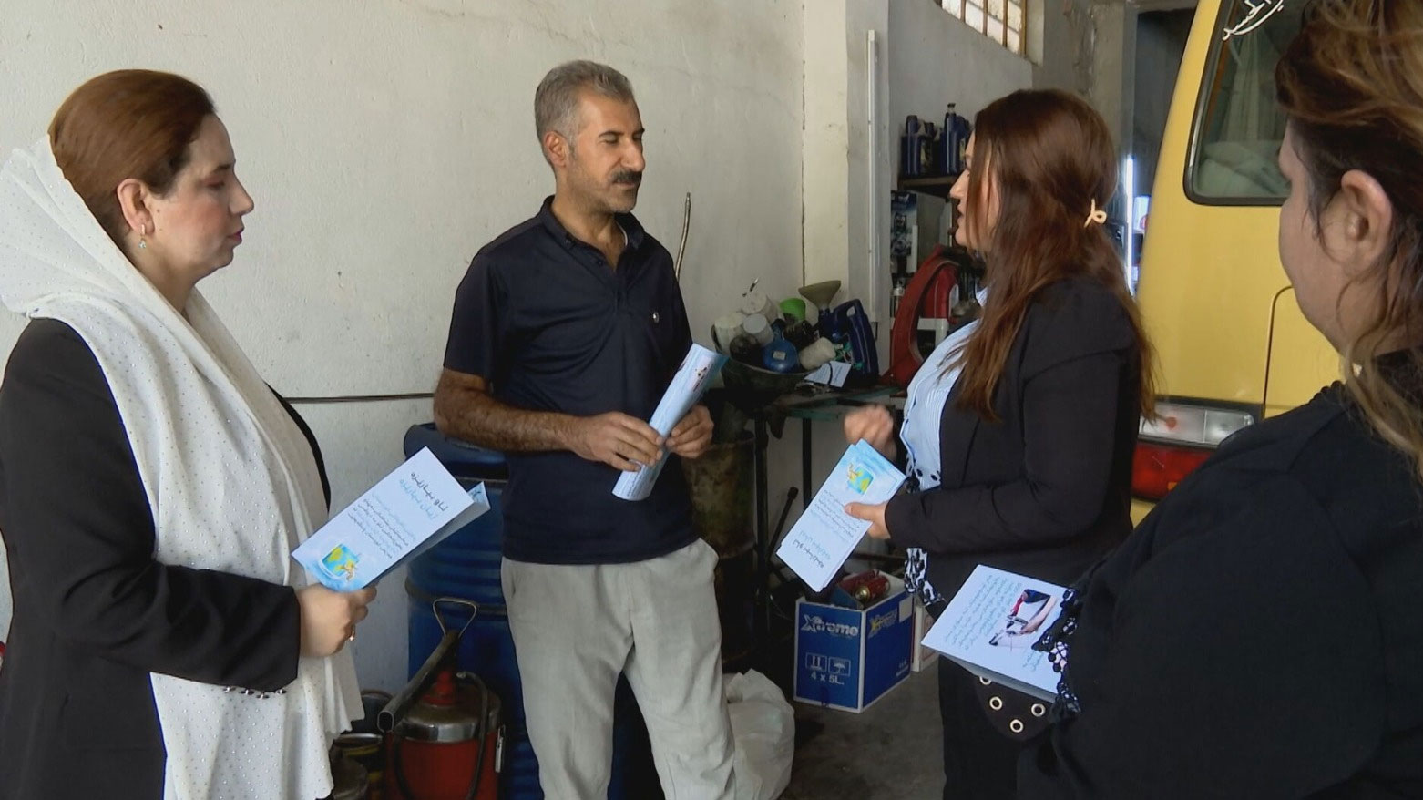 حملة توعية في السليمانية ودوكان للحد من إهدار المياه