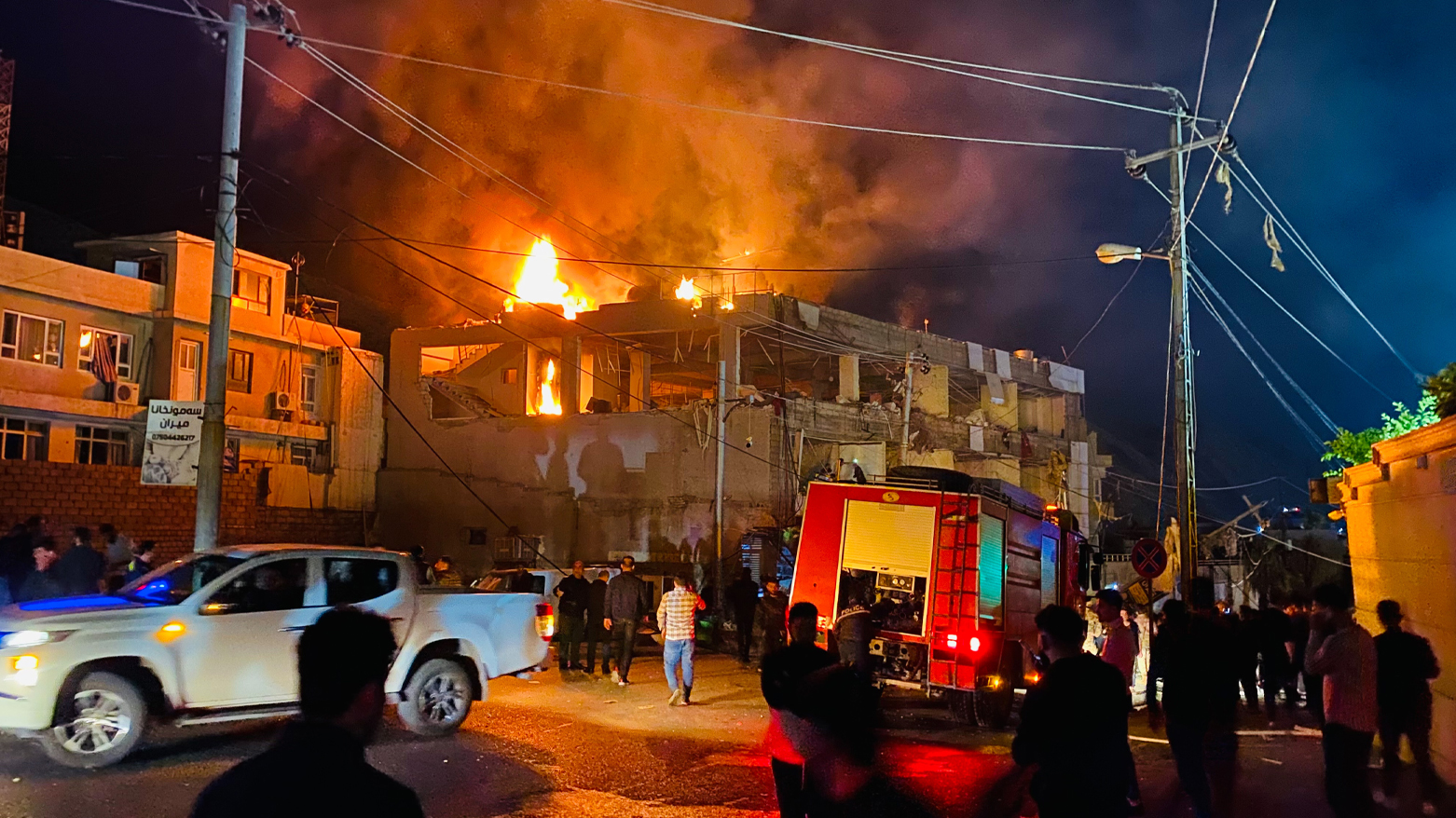 Irak'ta yılın ilk 6 ayında yaklaşık 6 bin yangın vakası kaydedildi