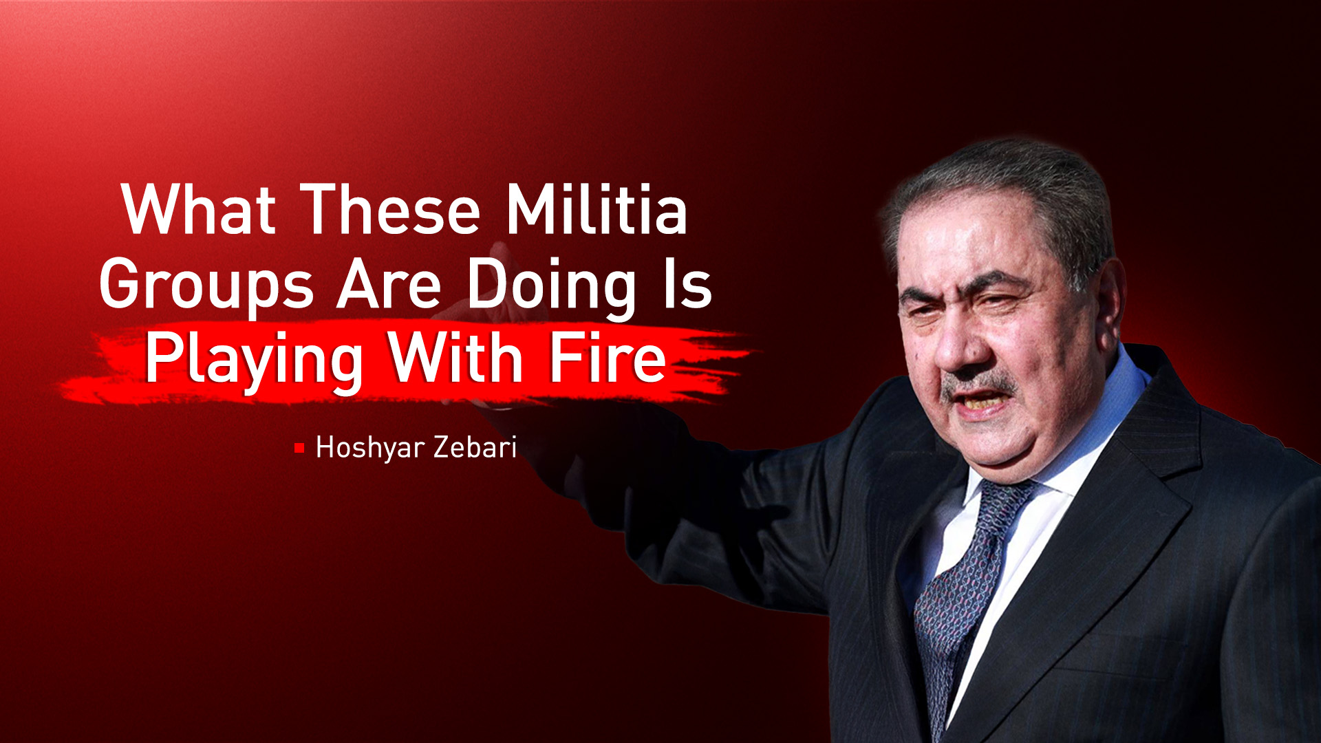 Veteran Kurdish statesman and former Iraqi Foreign Minister Hoshyar Zebari. (Photo: Kurdistan24)