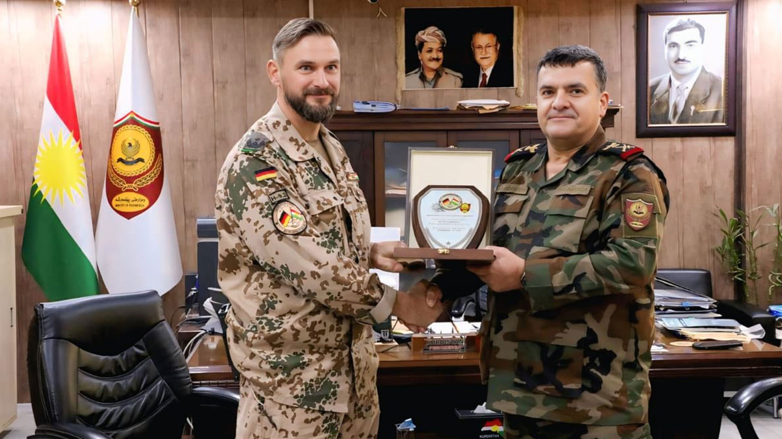 القائد الجديد للقوات الألمانية في كوردستان يبدأ مهامه بتعزيز شراكة أمنية مع البيشمركة